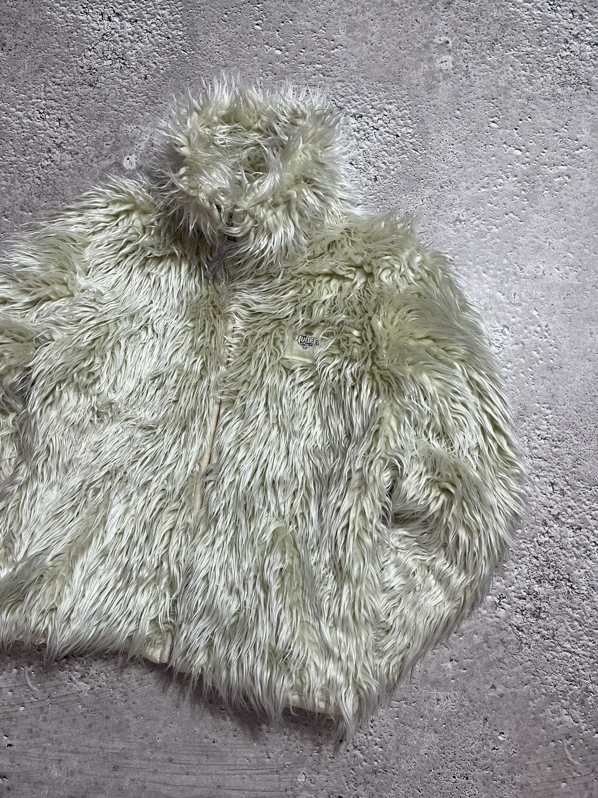 Beauty Beast × If Six Was Nine × Vintage FAUX FUR AMAZING CROPPED AVANT-GARDE JACKET COAT Size M / US 6-8 / IT 42-44 - 2 Thumbnail