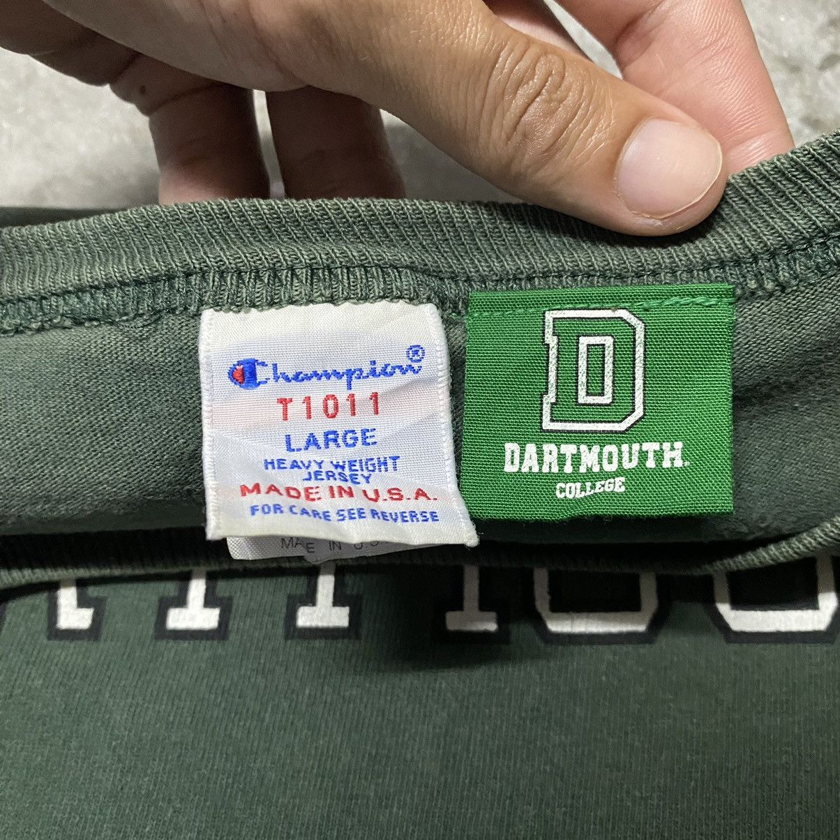 Champion Champion Dartmouth Collage T Shirt Size US L / EU 52-54 / 3 - 4 Thumbnail