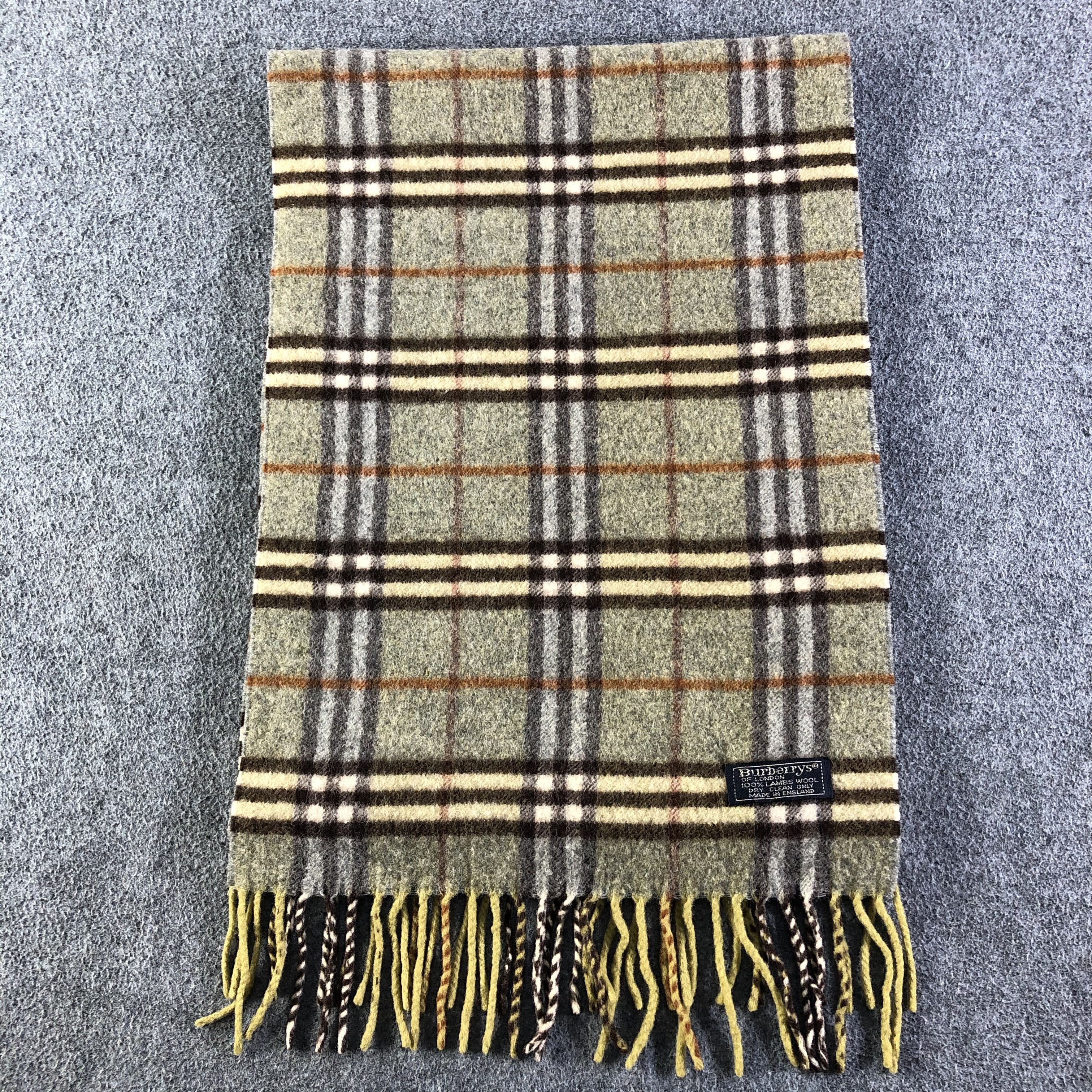 Burberry Burberry Wool Scarf / Muffler / Neckwear P581 Size ONE SIZE - 5 Thumbnail