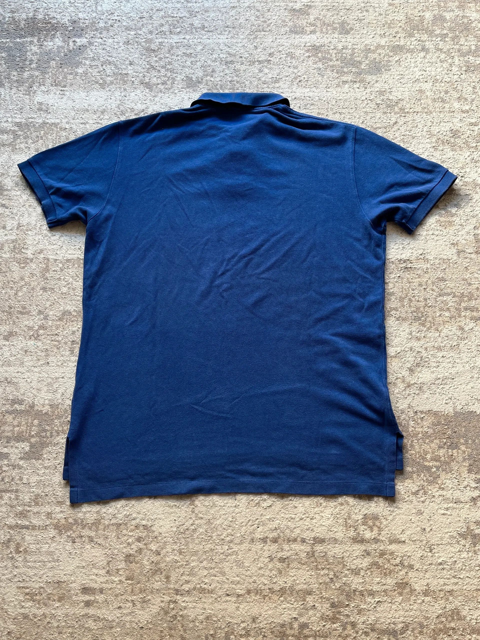 Polo Ralph Lauren Polo Ralph Lauren Small Pony Blue Polo Shirt Sz L Size US L / EU 52-54 / 3 - 16 Thumbnail