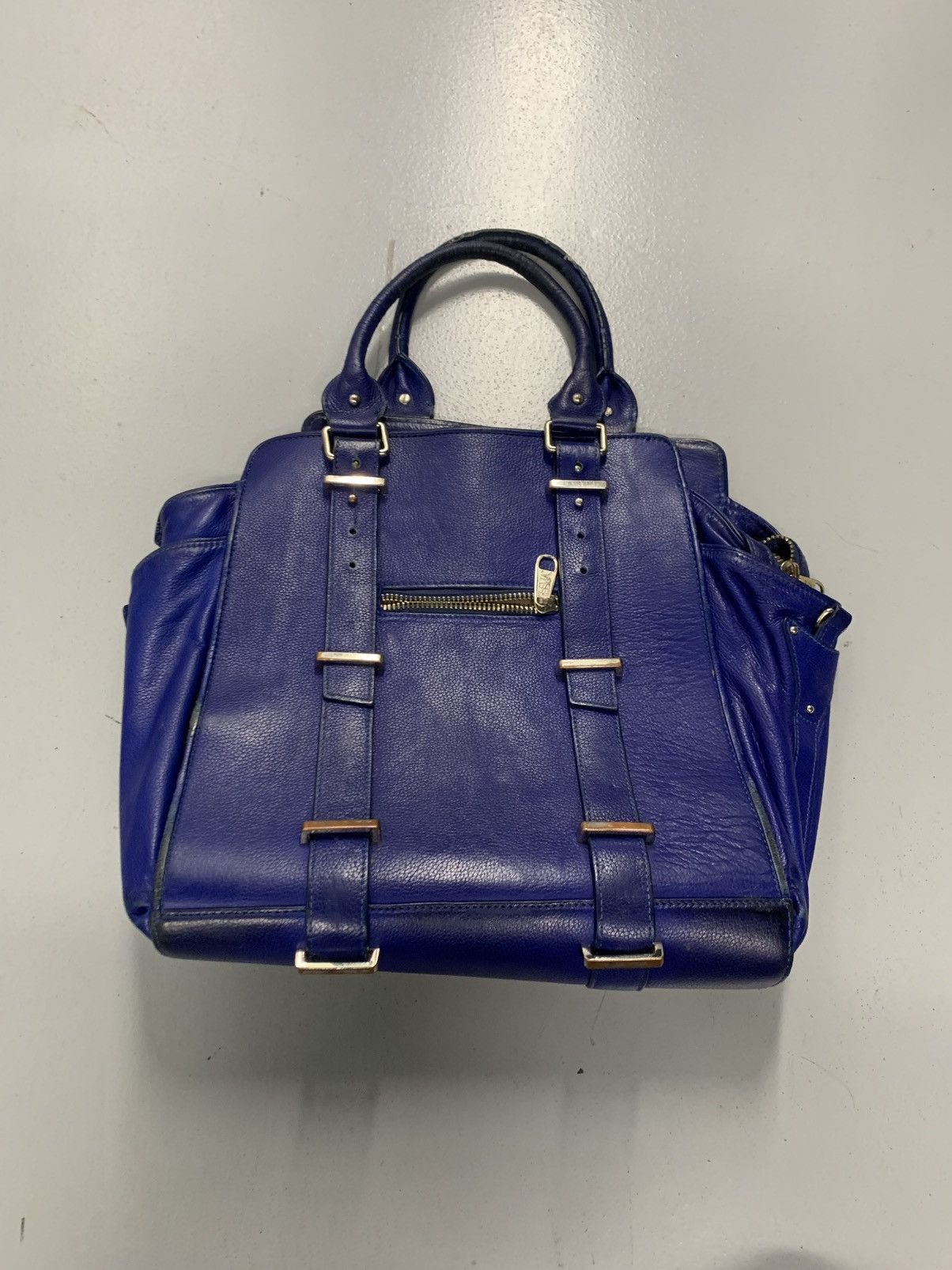 Miss Sixty Vintage Miss Sixty Electric Blue Leather Satchel Size ONE SIZE - 4 Thumbnail