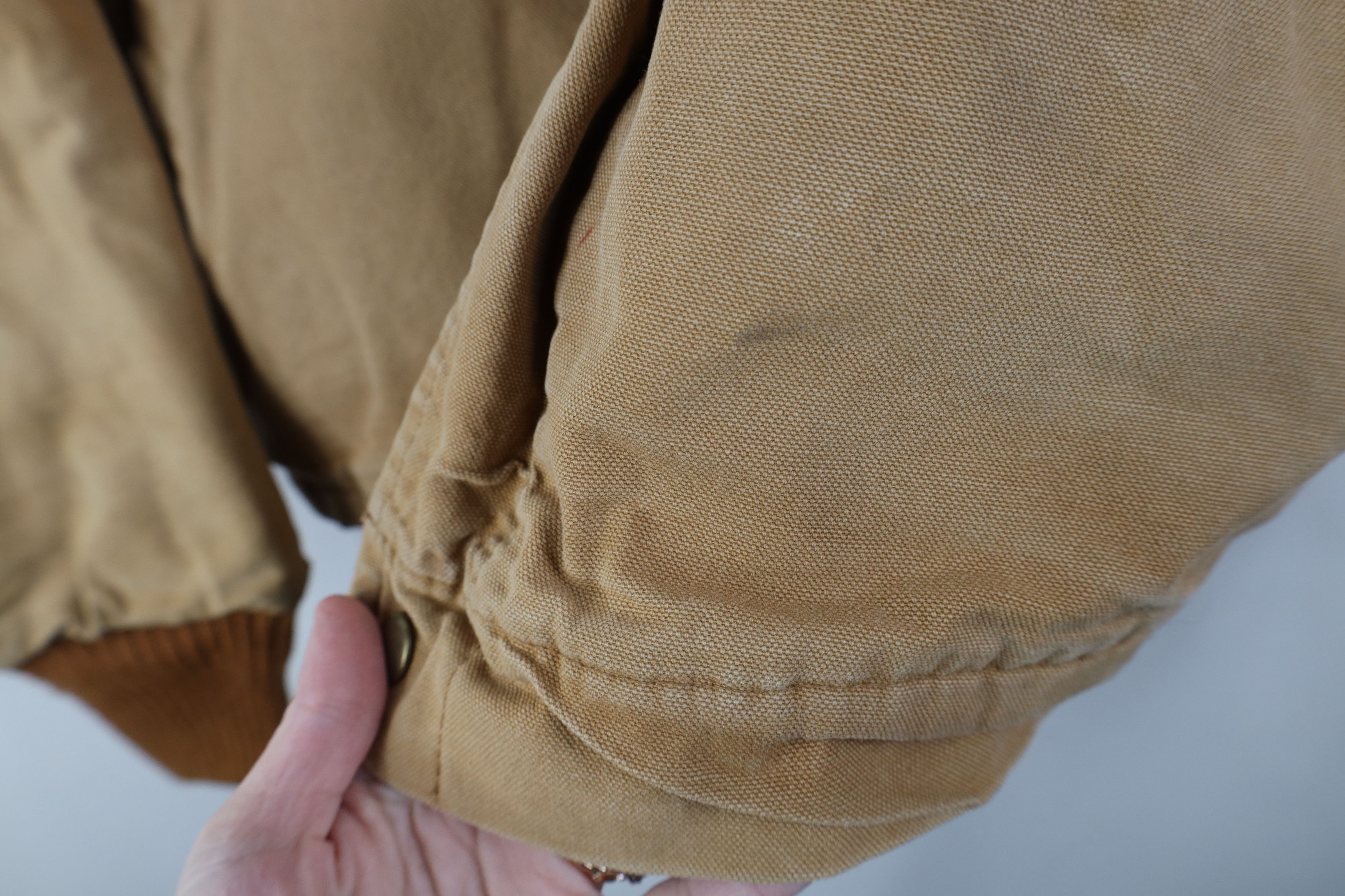 Walls Vintage 90s Walls Corduroy Collar Canvas Bomber Jacket Brown Size US L / EU 52-54 / 3 - 6 Thumbnail