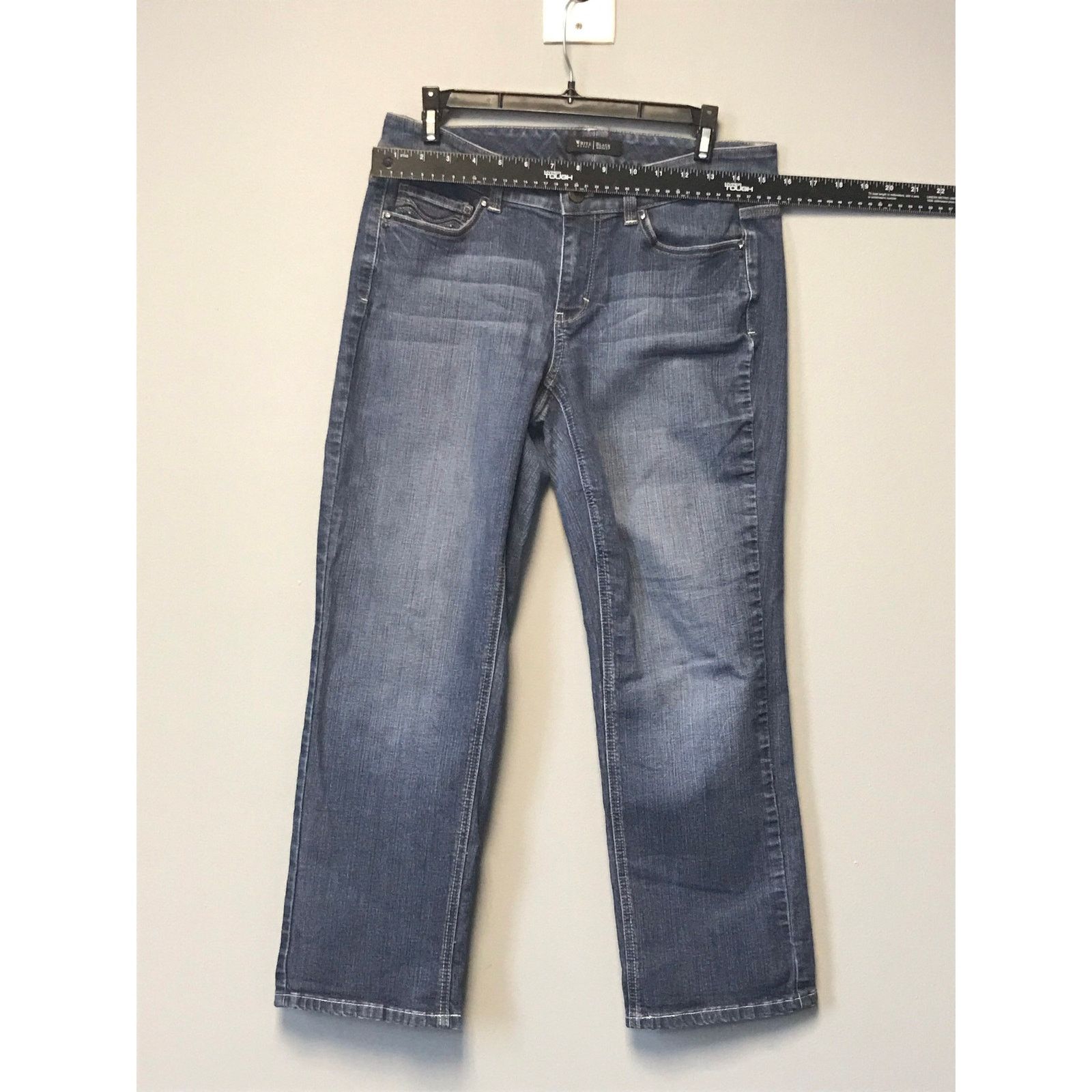 White House Black Market NWOT WHBM Medium Wash Women's Contour Jeans Size 8 Size 30" / US 8 / IT 44 - 3 Thumbnail