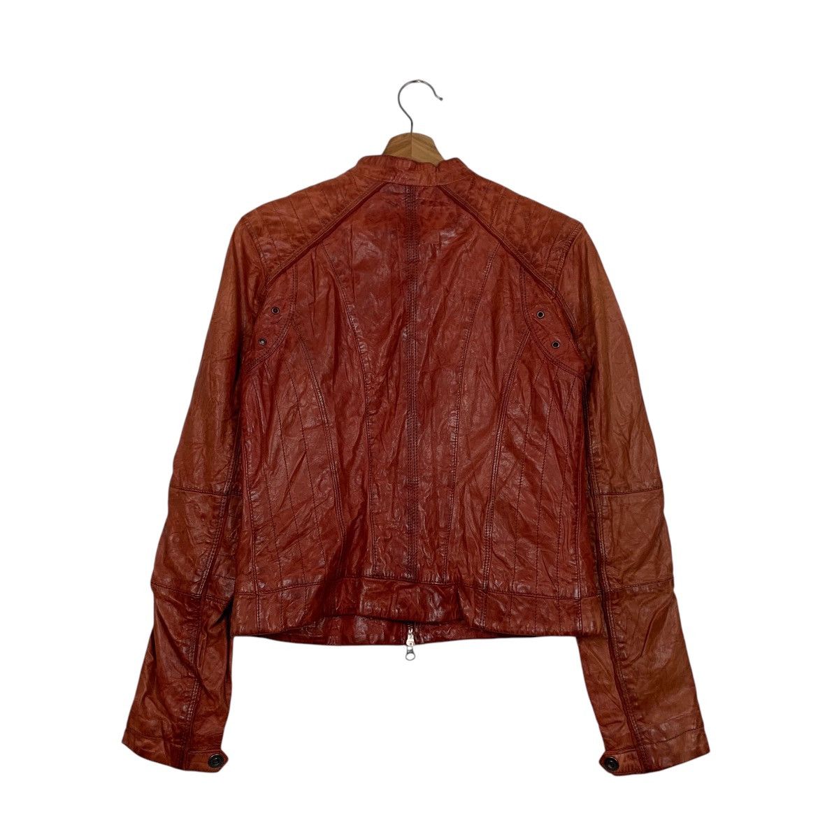 Leather ☀️Siosi leather cafe racer jacket Size US XS / EU 42 / 0 - 2 Thumbnail