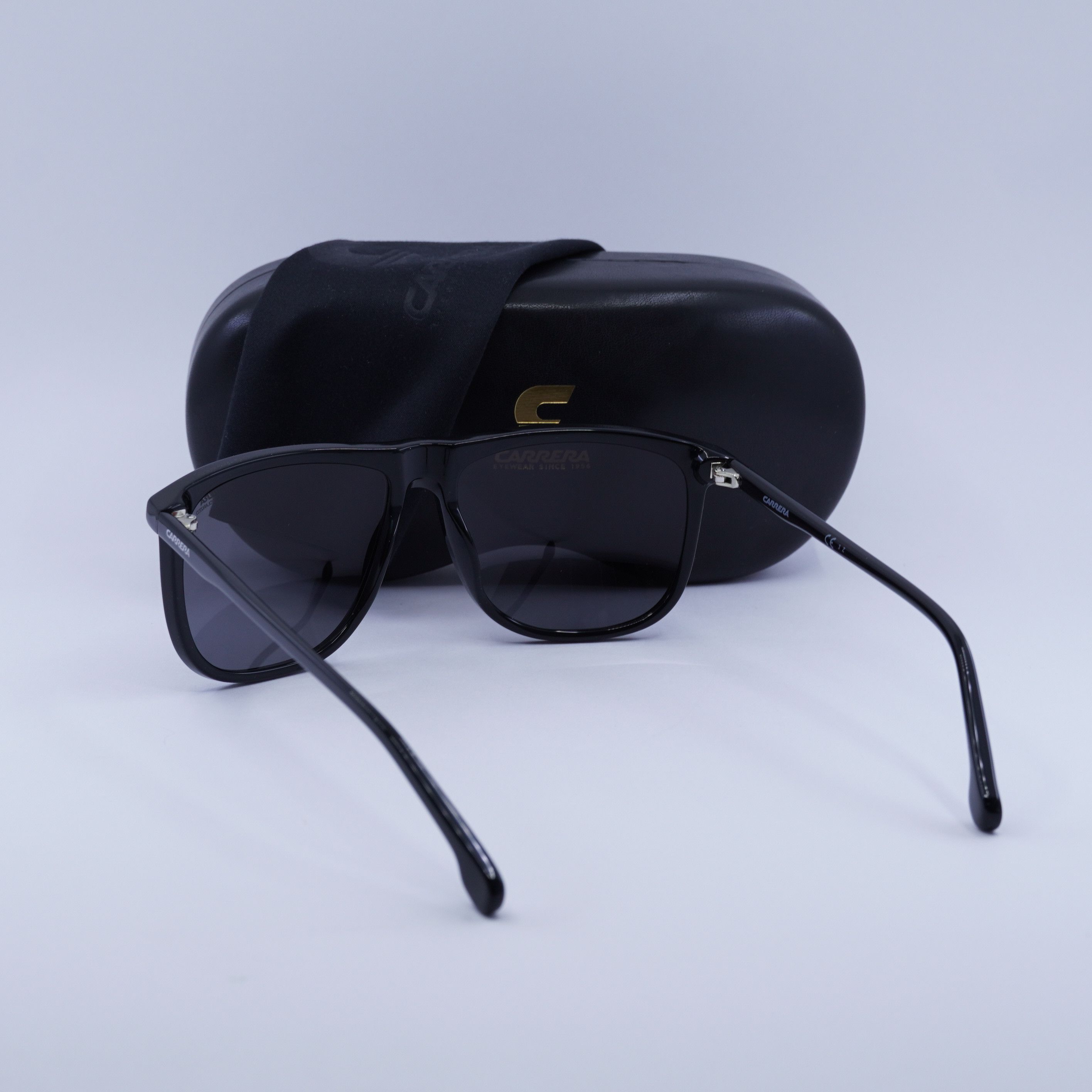 Carrera CARRERA 218/S 0807 M9 Sunglasses Black Square Frame Size ONE SIZE - 11 Thumbnail