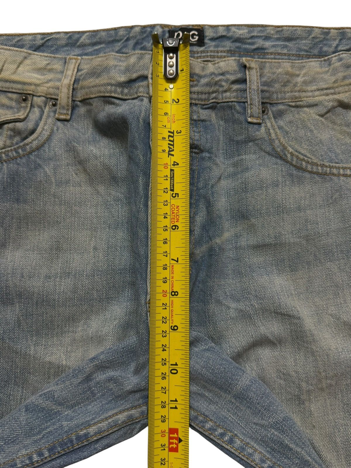 Dolce & Gabbana Vintage 90s Dolce & Gabbana Blue Faded Wash Wide Leg Loose Size US 36 / EU 52 - 11 Thumbnail