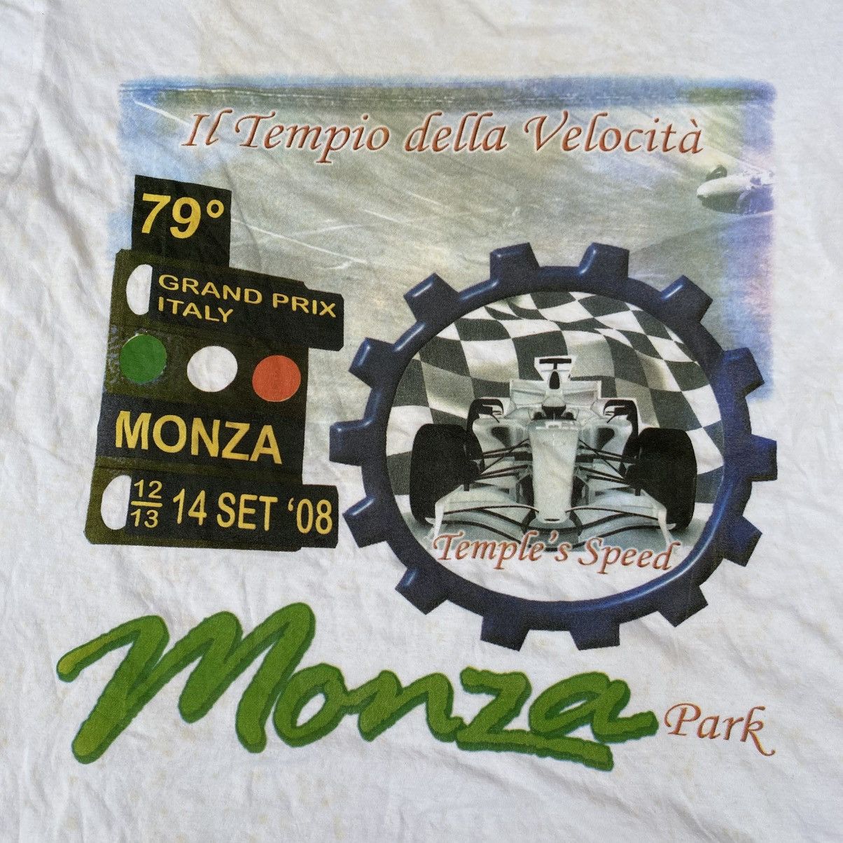 Sports Specialties Vintage Y2K Italian Grand Prix Monza Park 2008 Shirt. #F6 Size US L / EU 52-54 / 3 - 2 Thumbnail