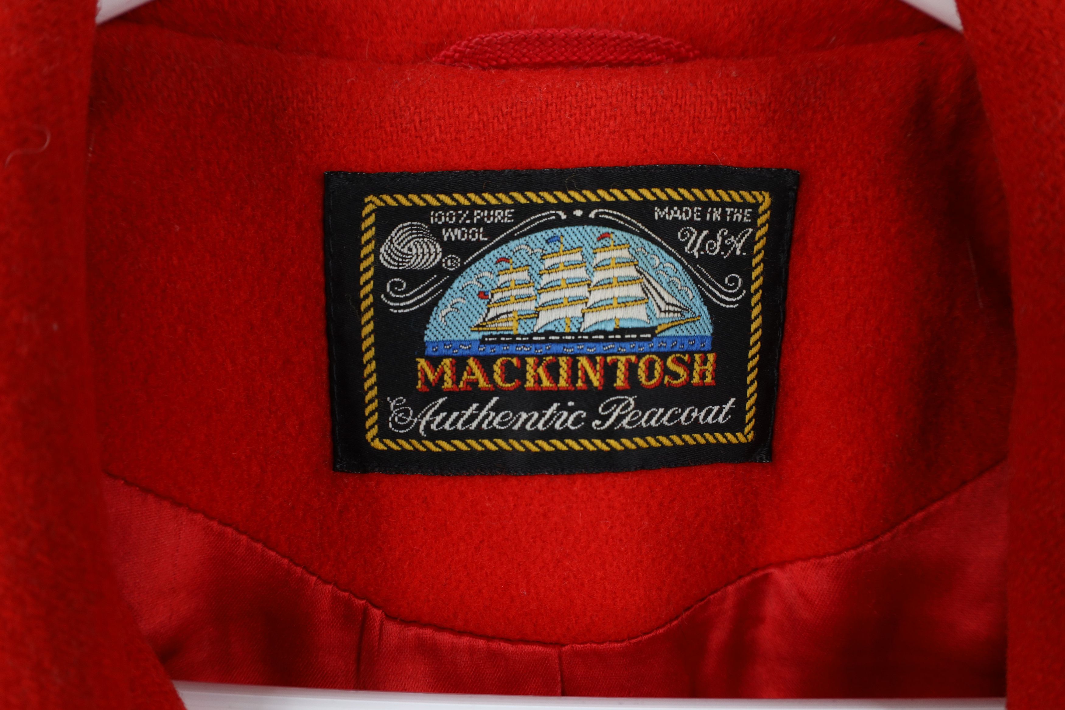 Vintage Vintage 90s Streetwear Wool Military Peacoat Jacket USA Size L / US 10 / IT 46 - 9 Thumbnail