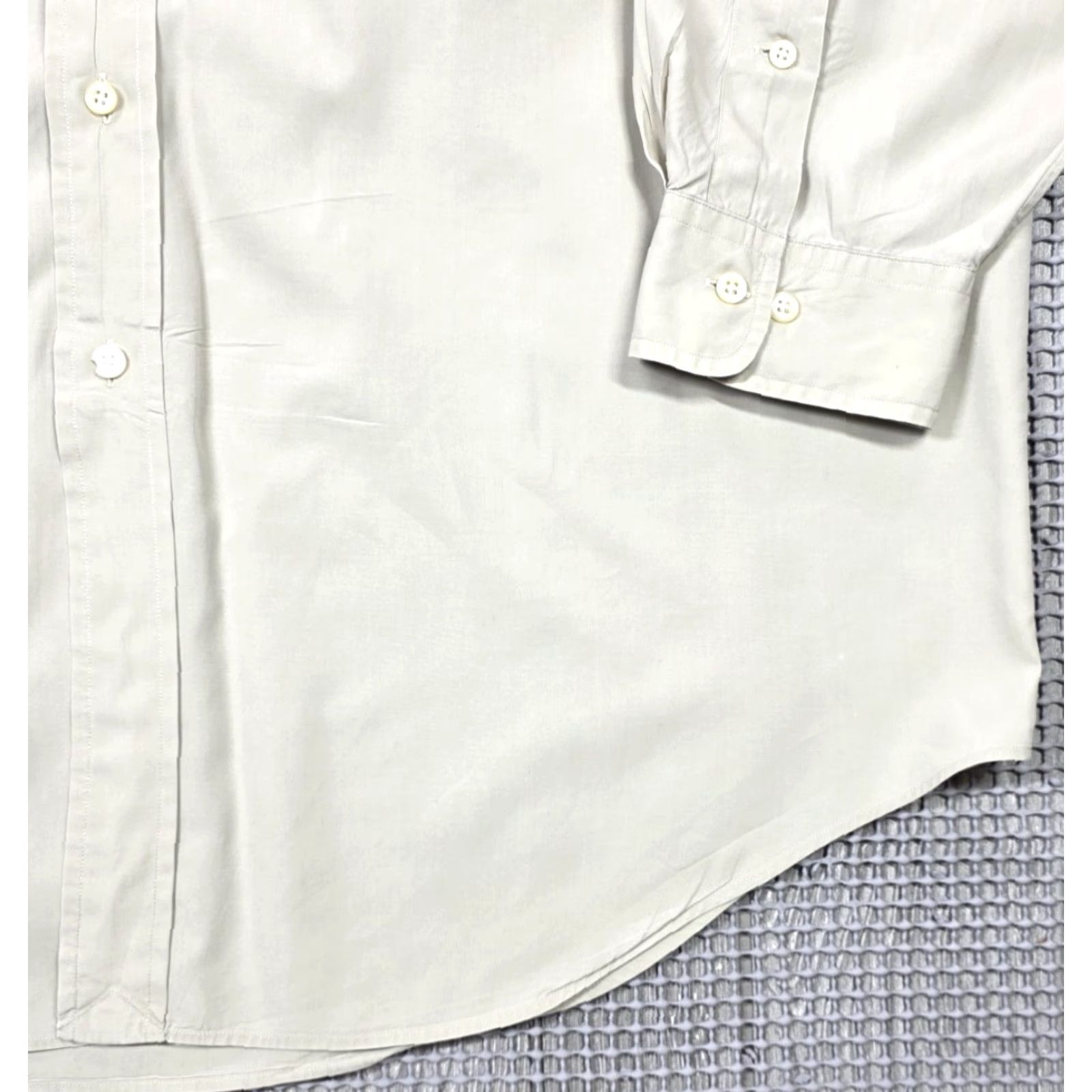 Polo Ralph Lauren Polo Ralph Lauren Beige Button-Up Shirt 17-32/33 Long Sleeve OCBD Oxford Yarmouth Mens Shirt Size US XL / EU 56 / 4 - 4 Thumbnail