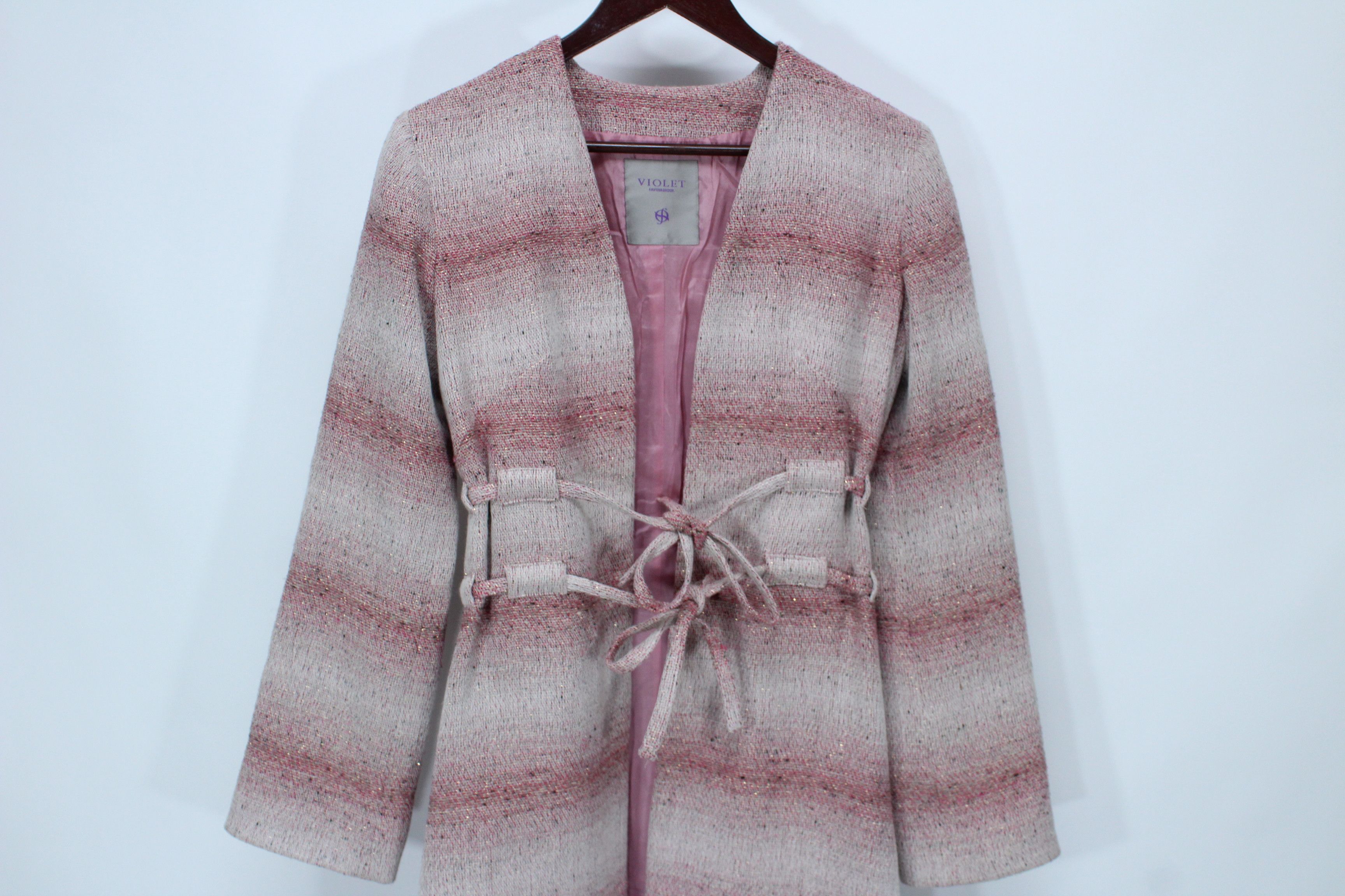 Other Favourbrook Violet Coat Wool Womens Size S Made In UK Size S / US 4 / IT 40 - 4 Thumbnail