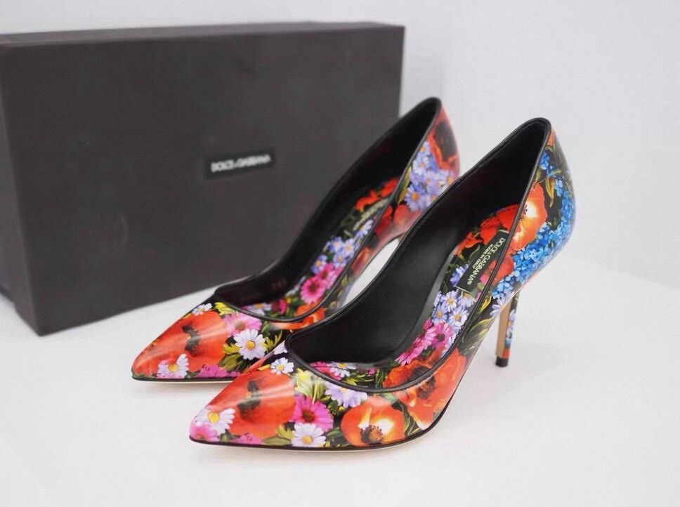 Dolce & Gabbana dolce & gabbana multicolor floral print pumps Size US 6 / IT 36 - 1 Thumbnail