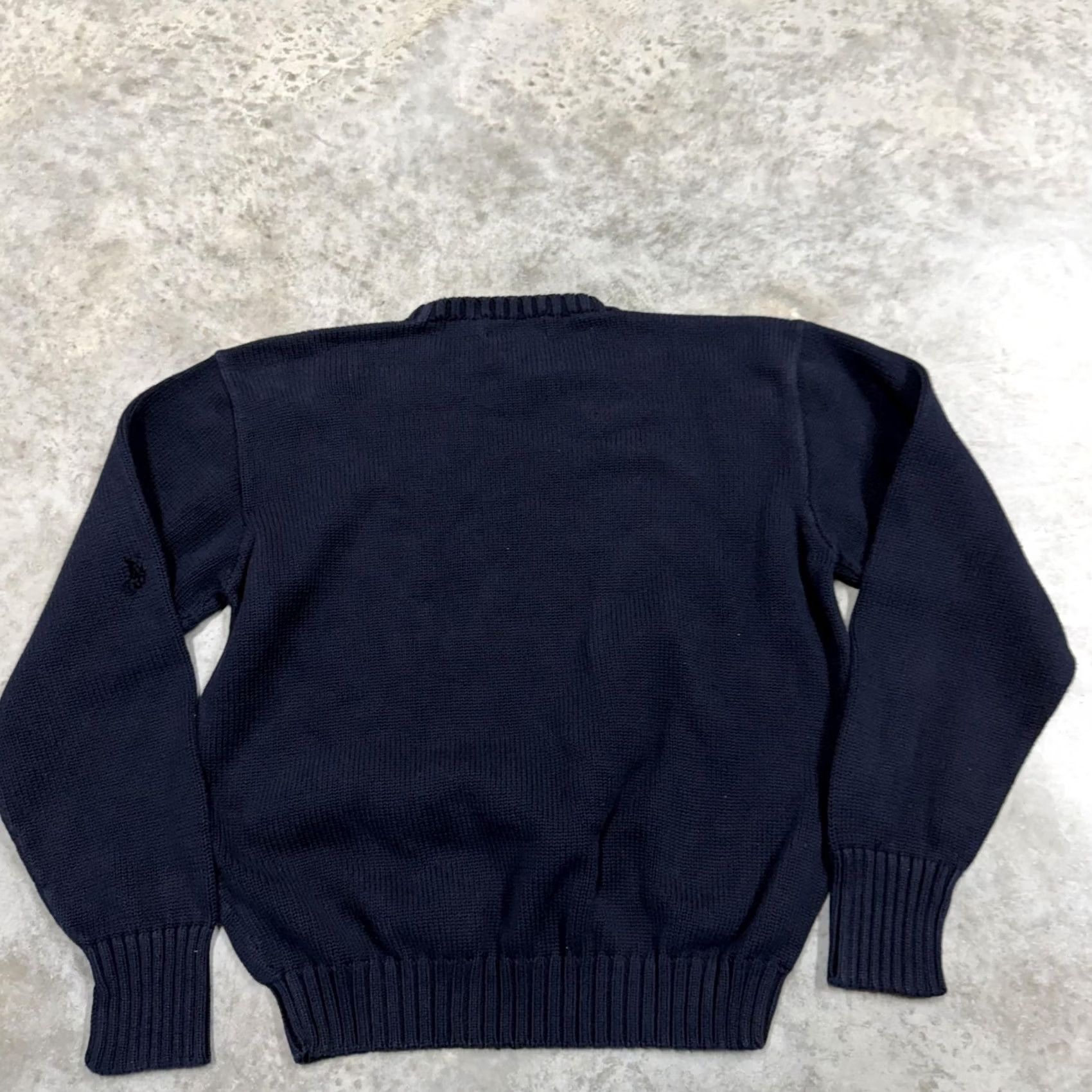 Polo Ralph Lauren Polo Ralph Lauren Sweater Mens Large Navy Crewneck Knit Pullover Pony Logo Size US L / EU 52-54 / 3 - 7 Thumbnail