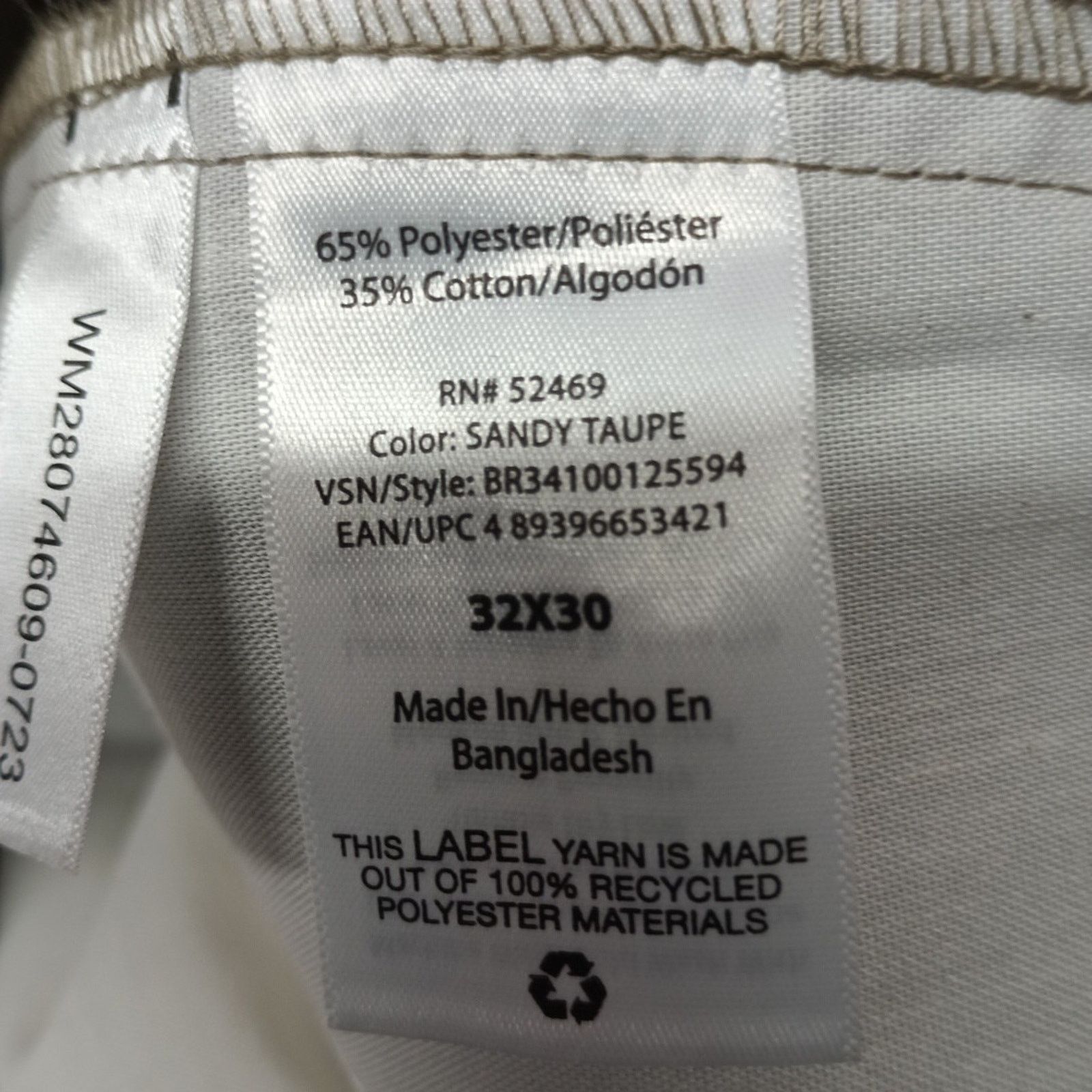 Other Brahma Men's Work Tough Pants Size 32x30 Sandy Taupe Relaxed Size US 32 / EU 48 - 6 Thumbnail
