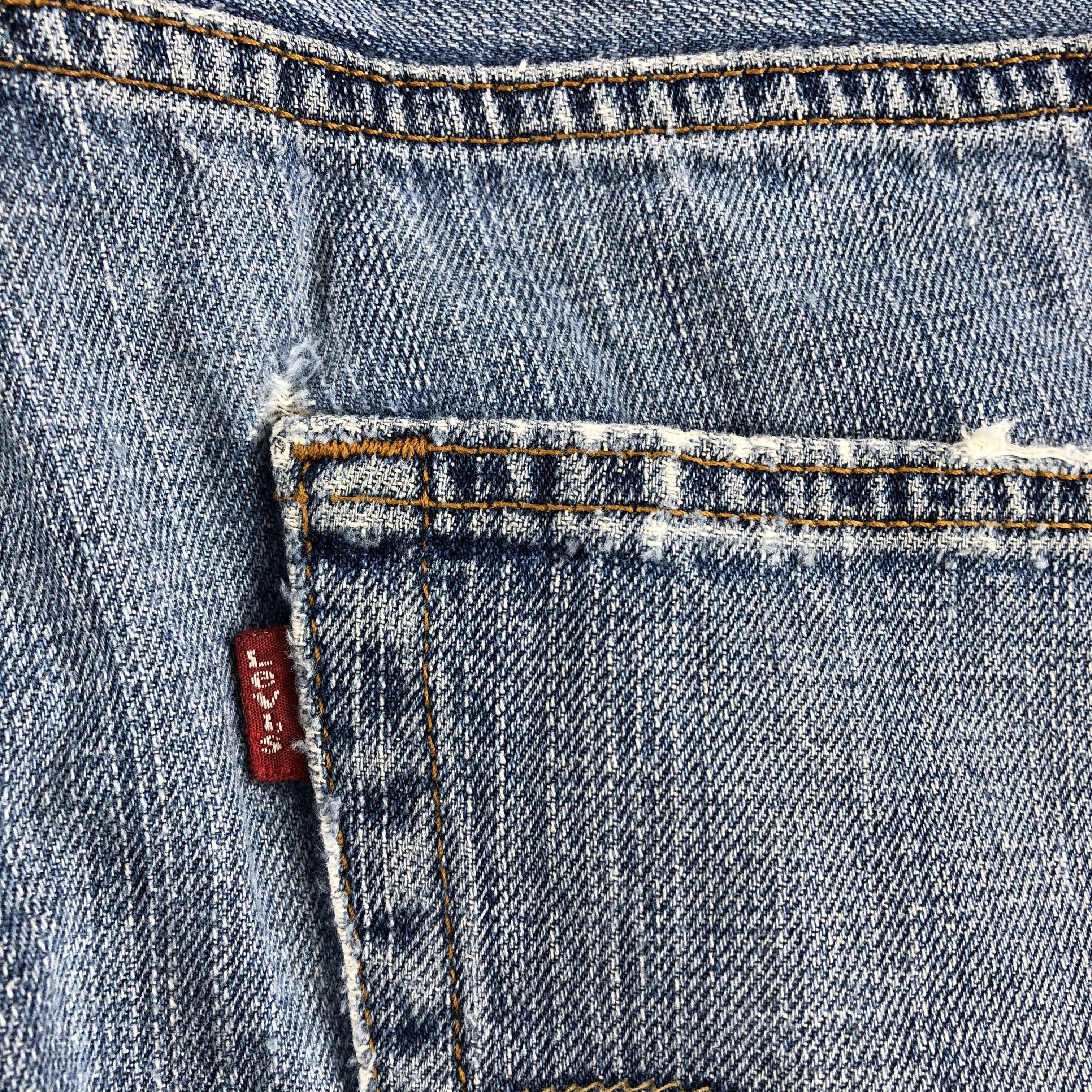 Levi's Vintage Blue Wash Levis 569 Jeans-J1697 Size US 34 / EU 50 - 9 Thumbnail