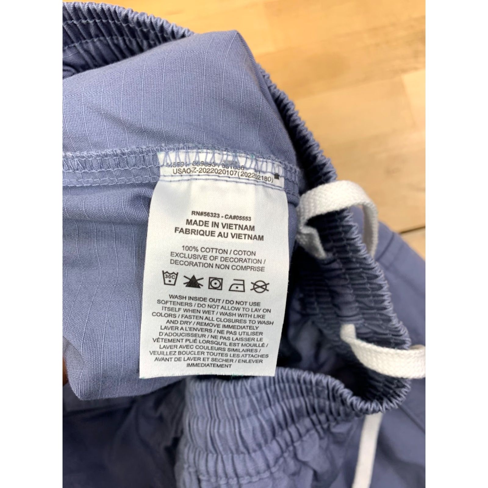 Nike Nike Club Woven Cargo Pants Womens L Light Blue Loose Drawstring Pants Size 36" / US 14 / IT 50 - 3 Thumbnail