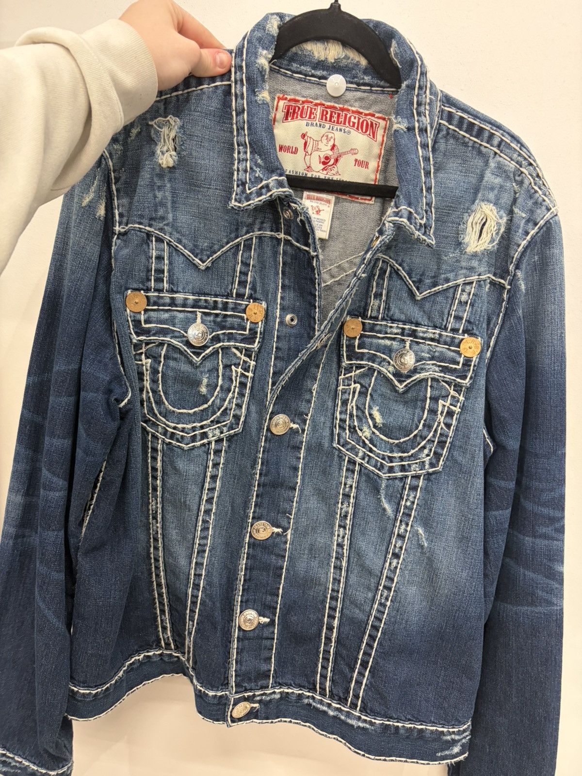 True Religion True Religion Jimmy Super T Denim Jacket | Grailed