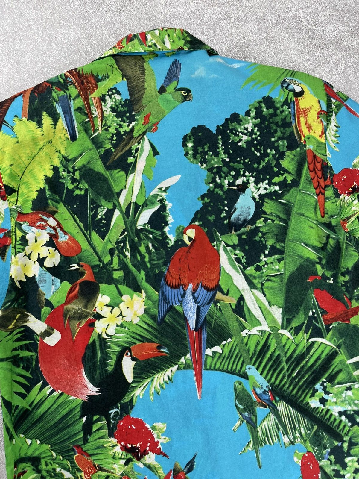 Louis Feraud × Vintage Louis Feraud Suit Blazer Trousers Tropical Bird Print Size M / US 6-8 / IT 42-44 - 9 Thumbnail