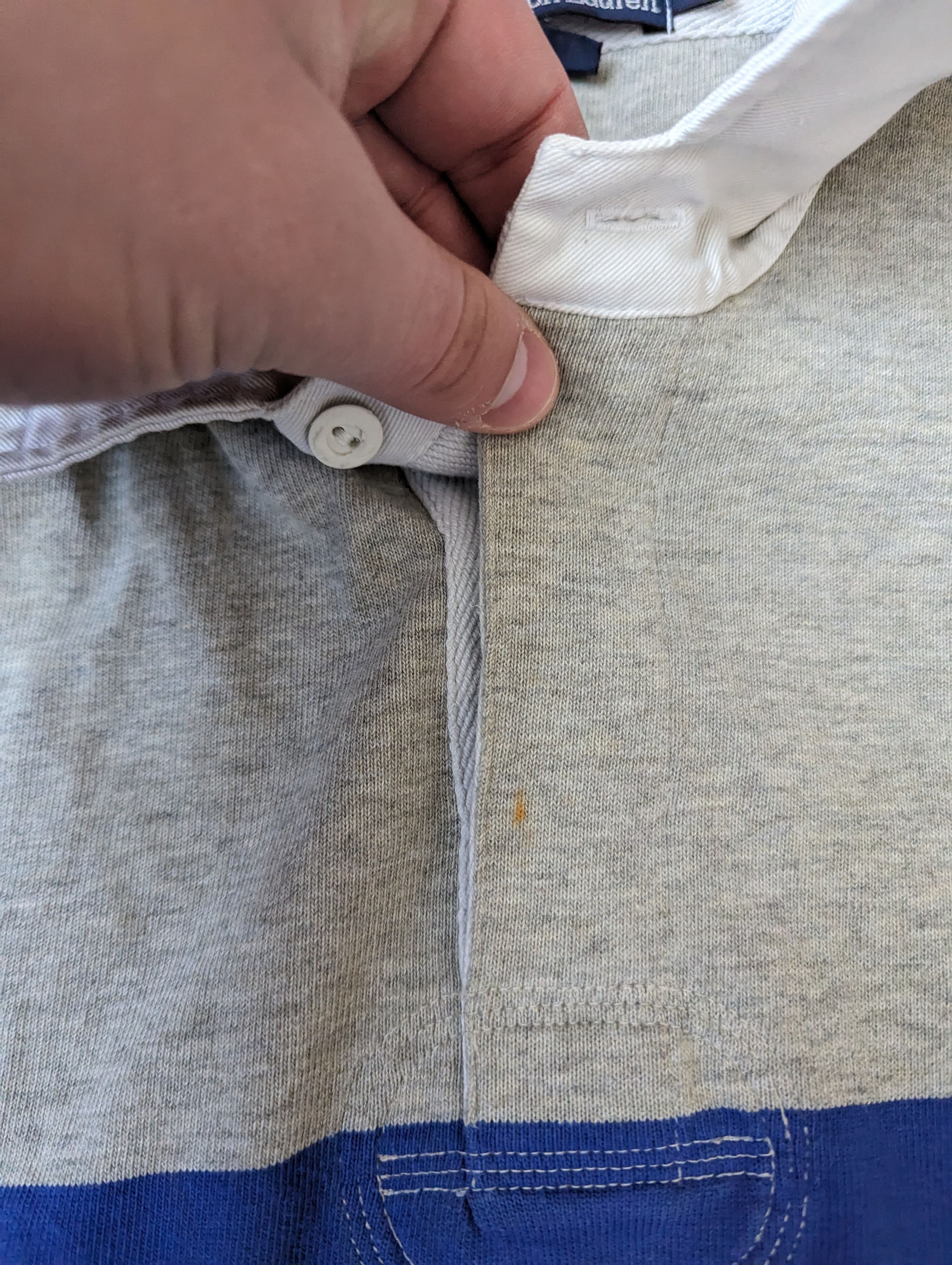 Polo Ralph Lauren Polo Ralph Lauren Rugby Vintage Polo Long Sleeve Size US L / EU 52-54 / 3 - 4 Thumbnail