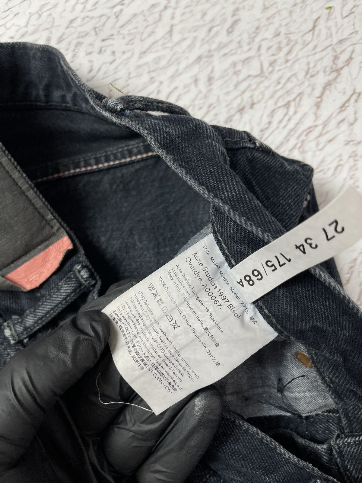 Acne Studios Acne Studios Bla Konst Jeans Black Overdye Fly Fits Unisex Size 27" / US 4 / IT 40 - 13 Thumbnail