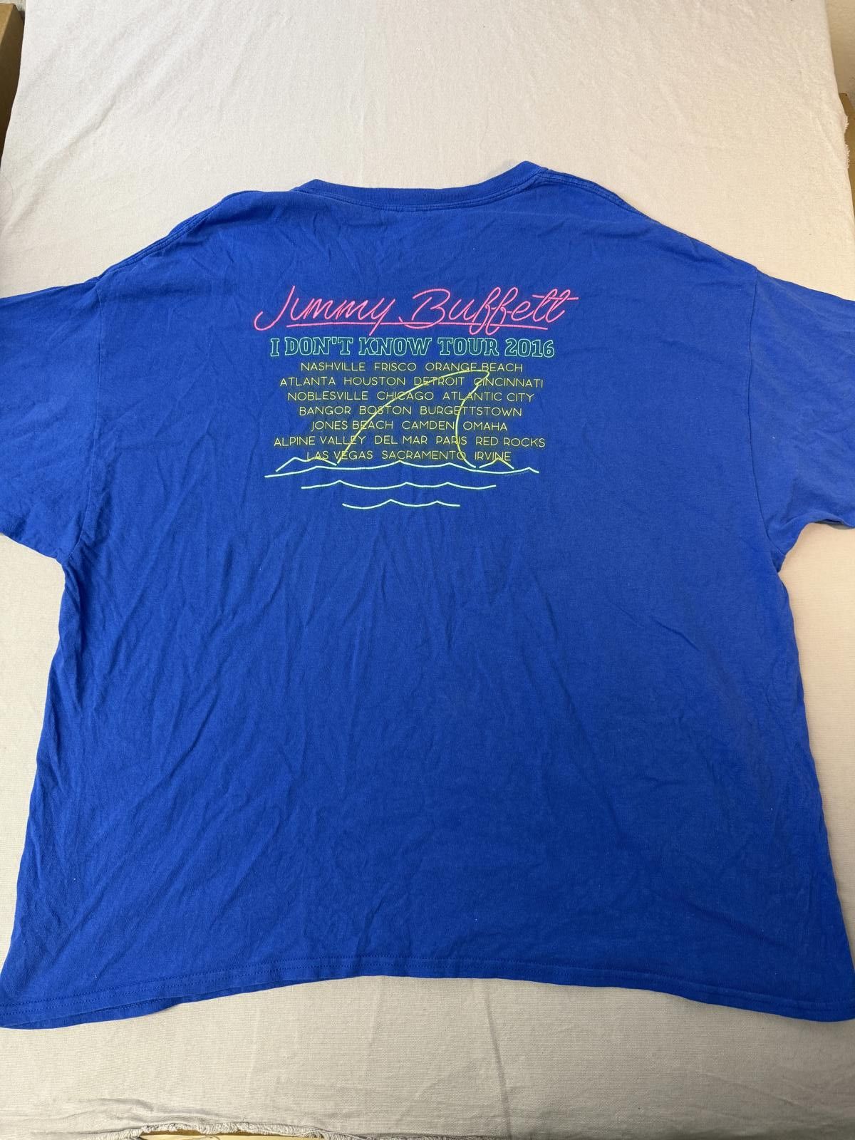 Gildan Jimmy Buffet Landshark Lager I Dont Know Tour 2016 XL Size US XL / EU 56 / 4 - 3 Thumbnail