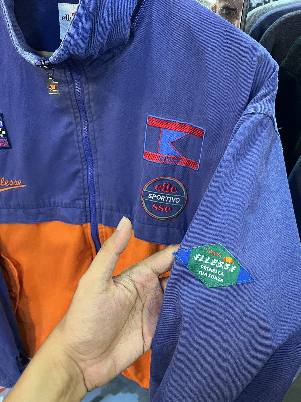 Ellesse × Vintage Ellese Prendi La Tua Forza Sportivo Jacket Size US M / EU 48-50 / 2 - 3 Thumbnail