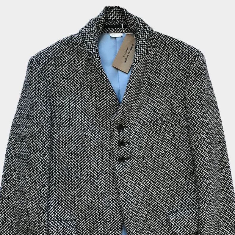 Comme des Garcons Comme Des Garcons Contrast paneled wool-blend jacket coat Size US S / EU 44-46 / 1 - 5 Thumbnail