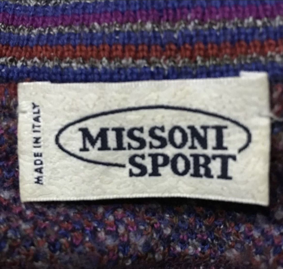 Missoni Missoni Sports Multicolor Turtleneck Knitwear Size US XXS / EU 40 - 3 Thumbnail