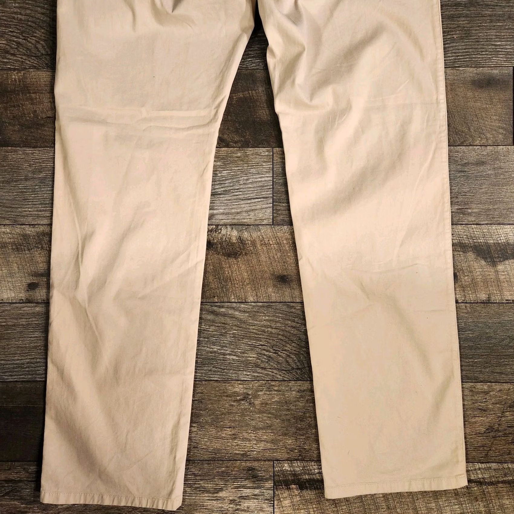 Ermenegildo Zegna Ermenegildo Zegna Chino Pants 40x35 Khaki Five Pocket Pants Beige Cotton Flat Front Regular Men's In Italy New with Tags Size US 40 / EU 56 - 7 Thumbnail