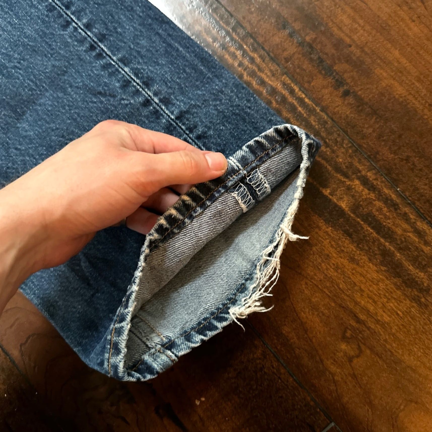Levi's VINTAGE Levi's 501 Jeans - Men - Straight - 36x30 - Light Blue Denim - 90s Canada - Button Fly - Classic Fit Size US 36 / EU 52 - 4 Thumbnail