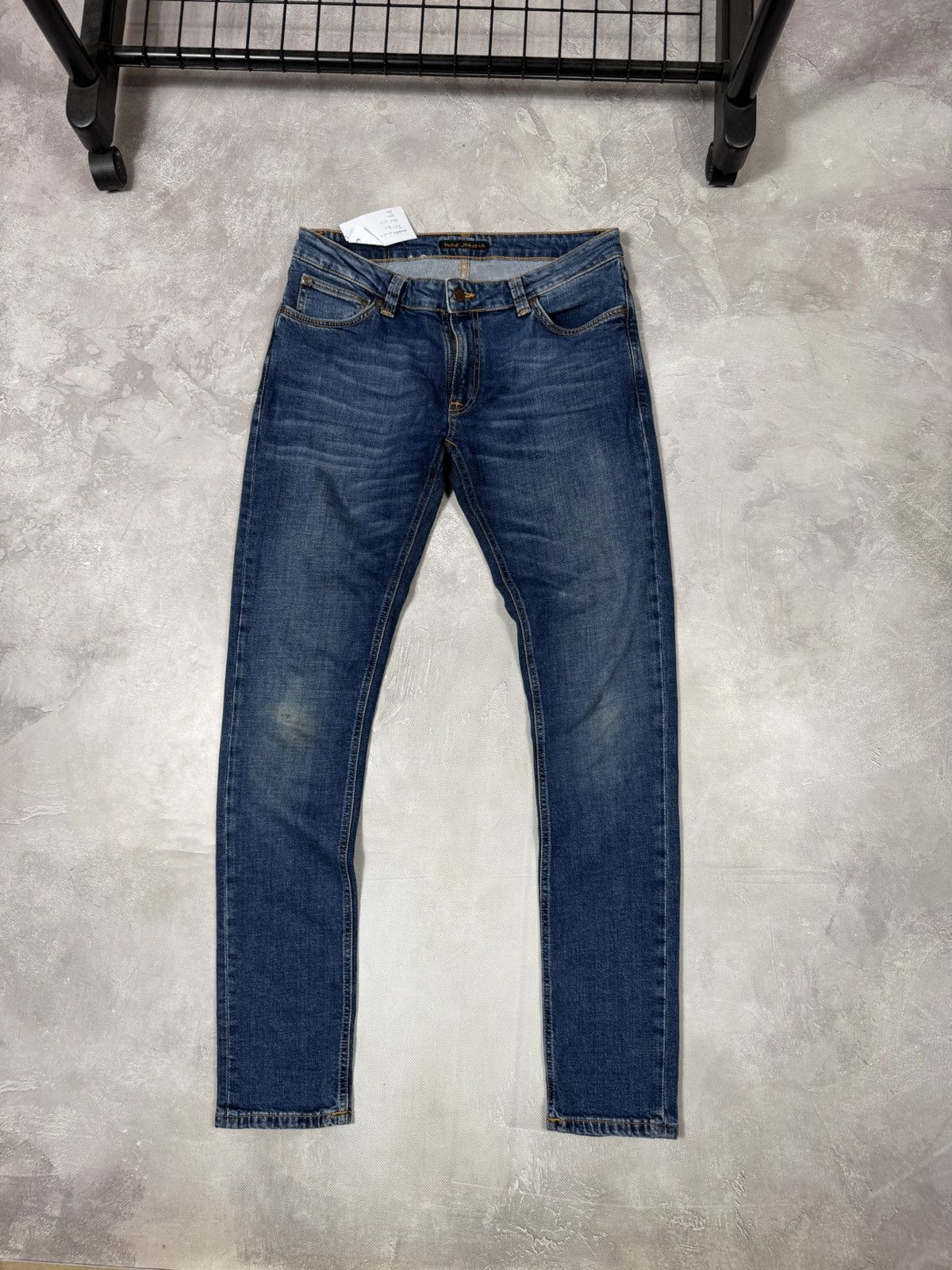 Nudie Jeans Nidie Jeans Skini Lin Distressed Pants Size US 32 / EU 48 - 2 Thumbnail