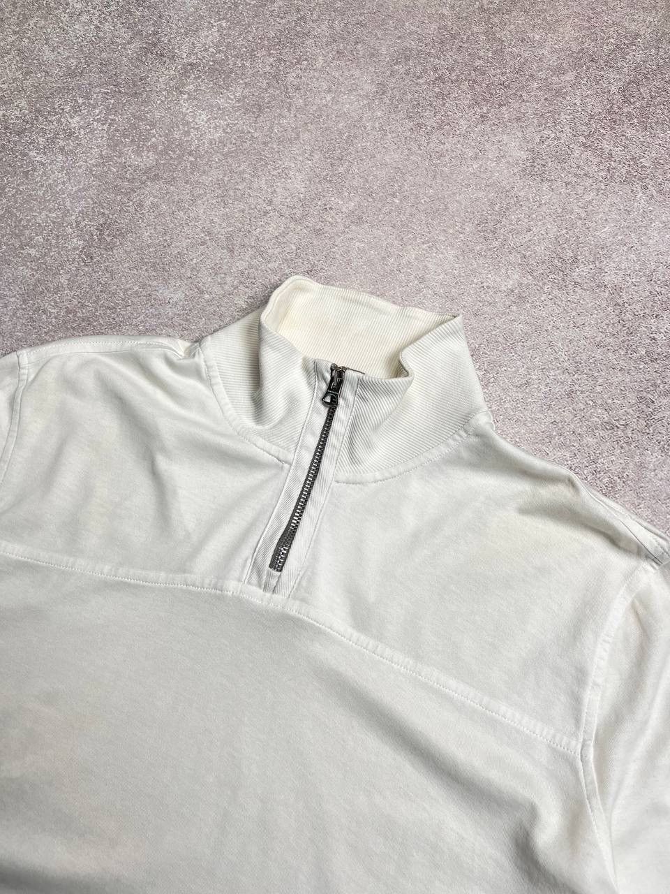 Acne Studios Acne Studios Quarter Zip White Sweater M Size US M / EU 48-50 / 2 - 2 Thumbnail