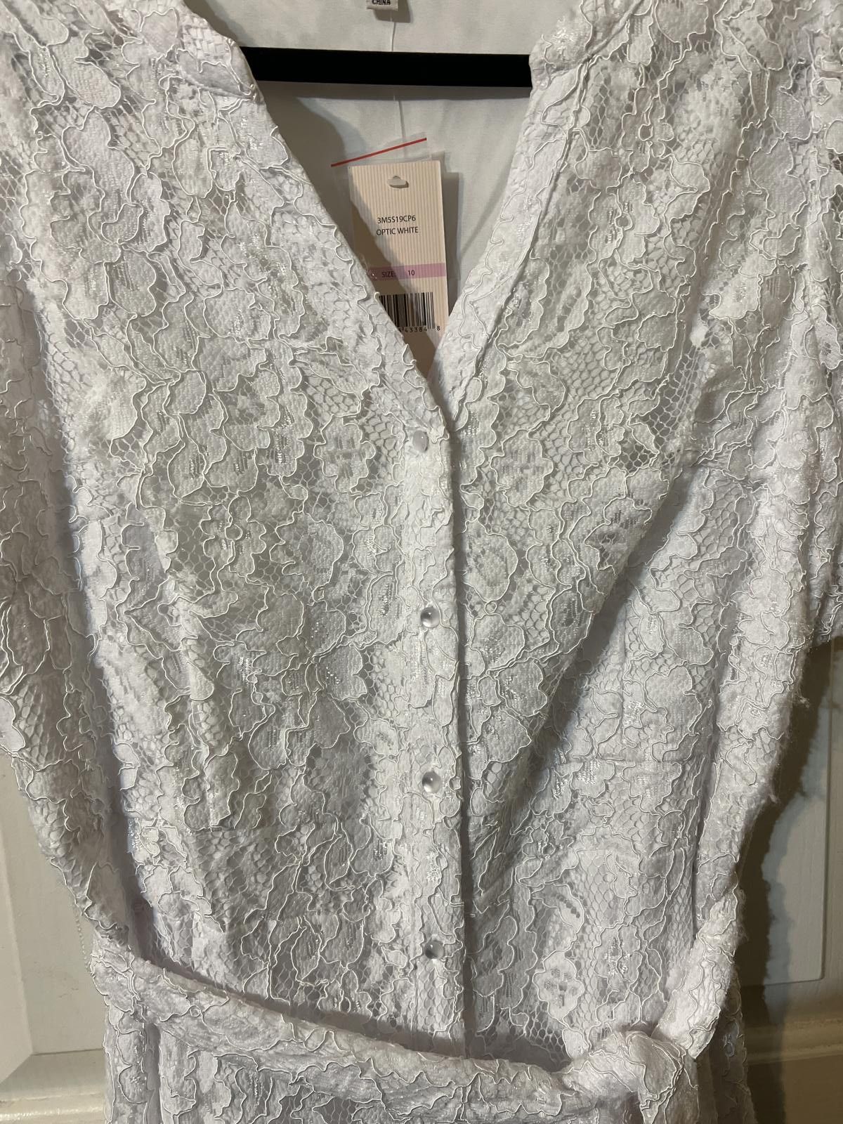 Other Nanette Lepore Lace Midi cottagecore boho romantic dress 10 Size L / US 10 / IT 46 - 3 Thumbnail