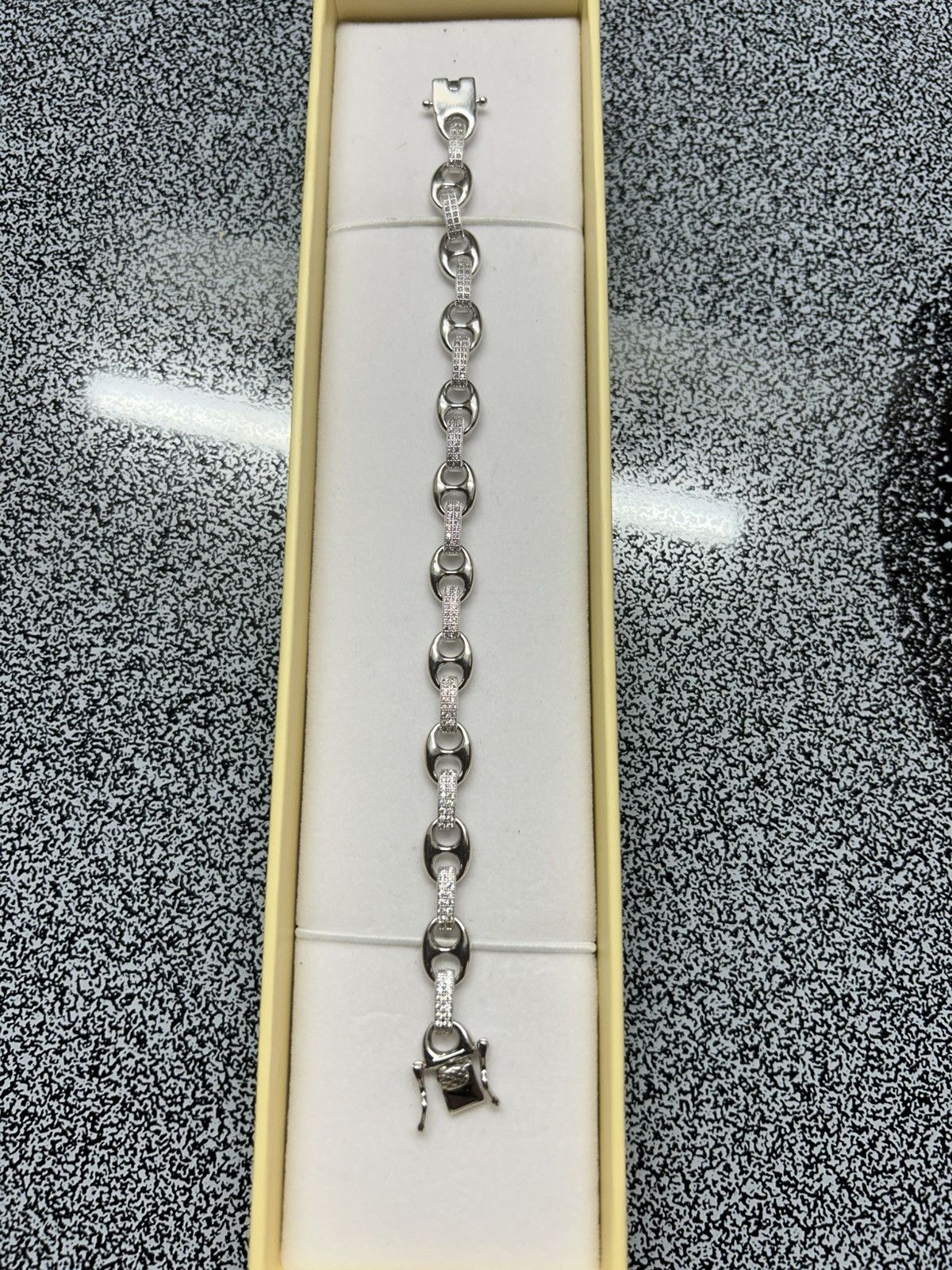 Jewelry .925 Silver Gucci Link Bracelet Size ONE SIZE - 2 Thumbnail