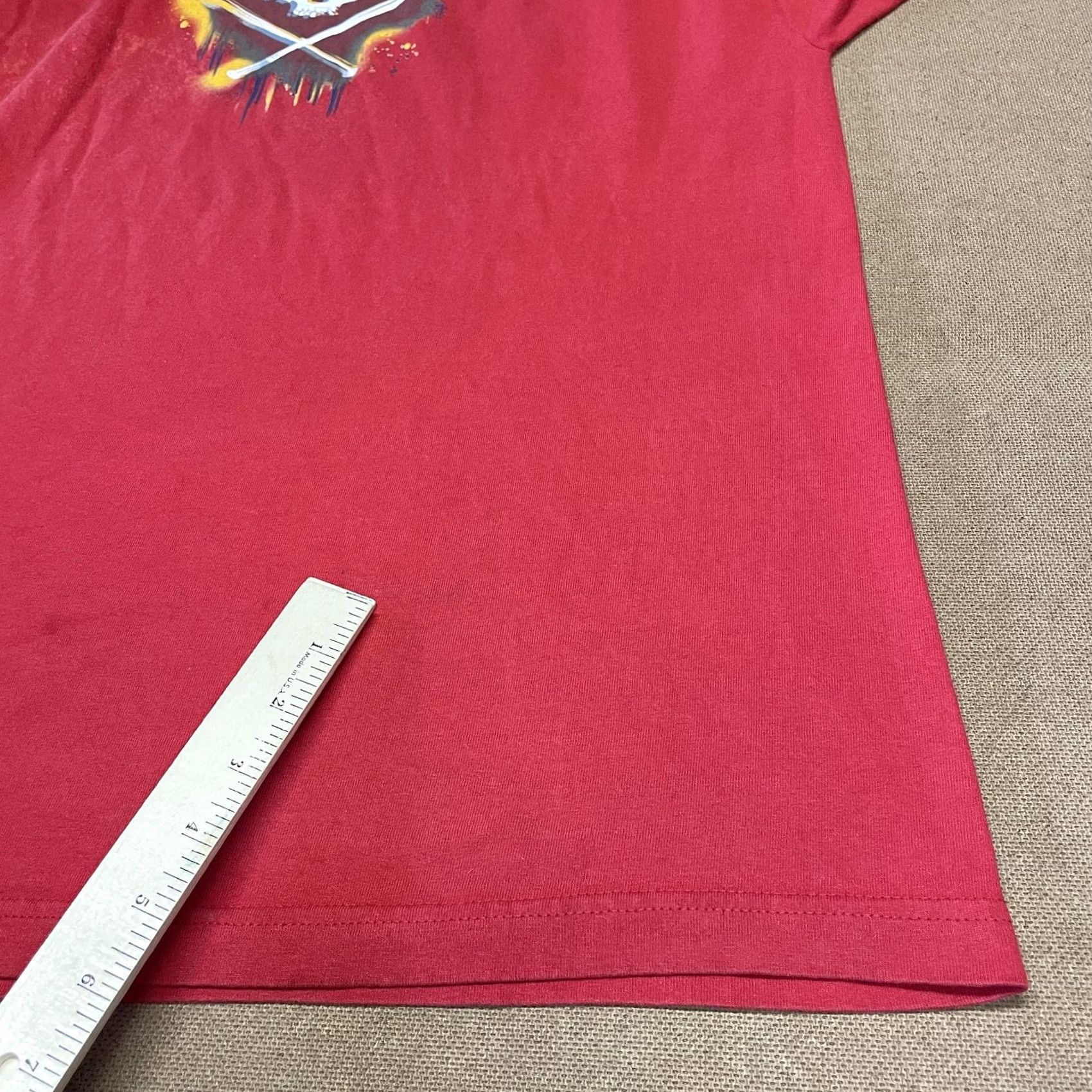 Nike Nike Shirt Mens XL Red Skull Crossbones Baseball Bats Graphic Athletic Tee Size US XL / EU 56 / 4 - 7 Thumbnail