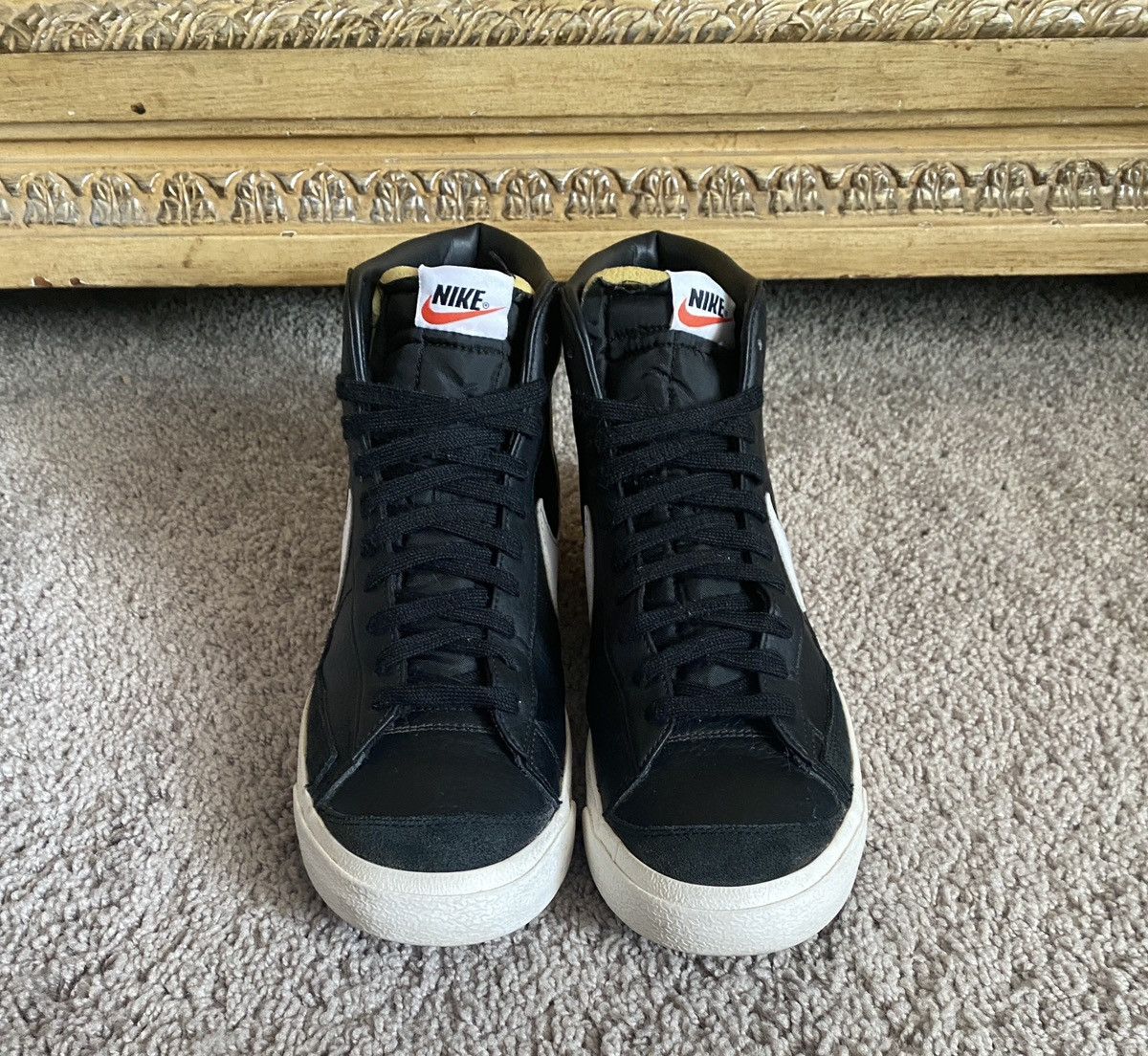 Nike Nike Blazer 77 Mid black vintage leather size 10.5 Size US 10.5 / EU 43-44 - 18 Thumbnail