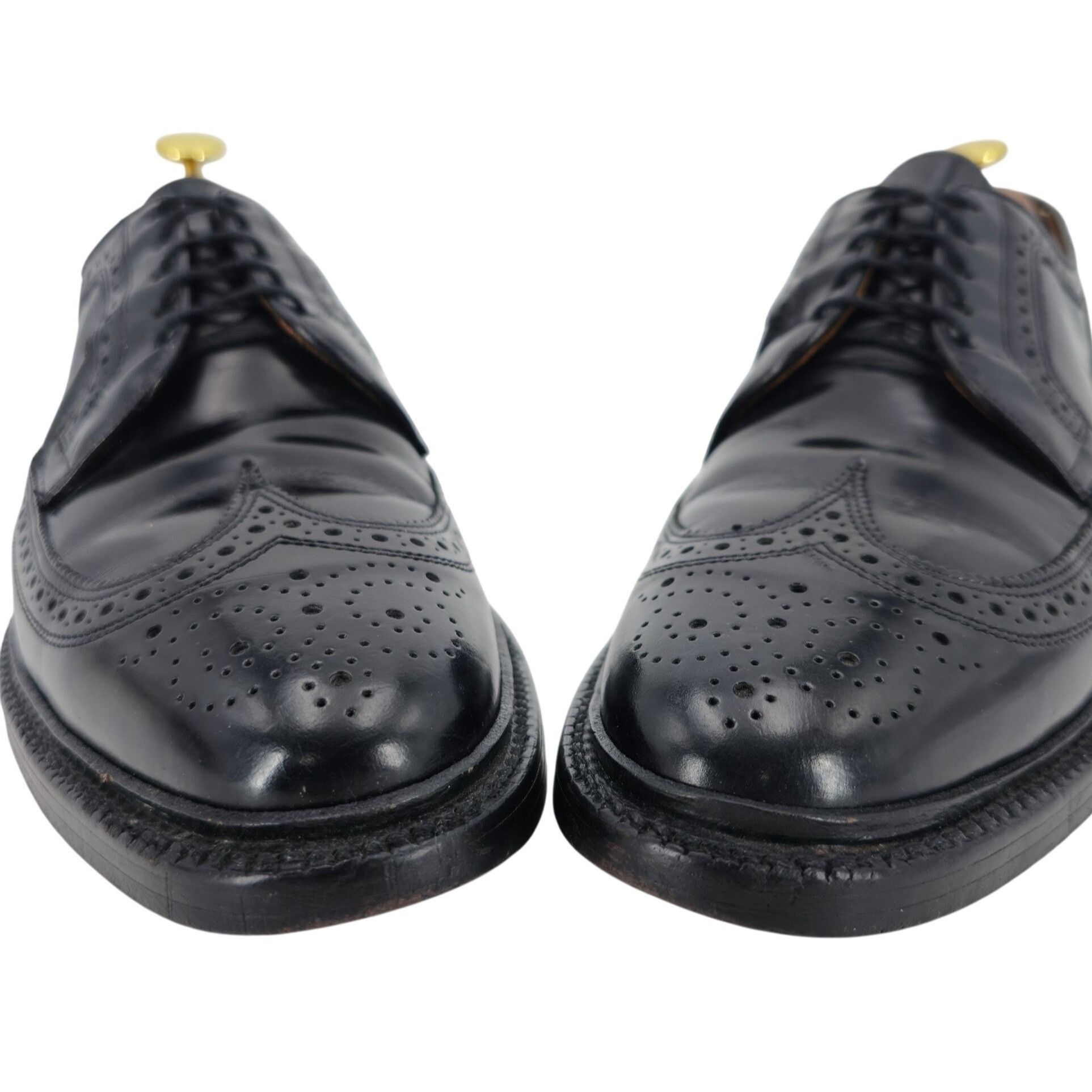 Allen Edmonds Allen Edmonds MacNeil Mens 11.5AAA Black Leather Dress Shoes Size US 11.5 / EU 44-45 - 9 Thumbnail