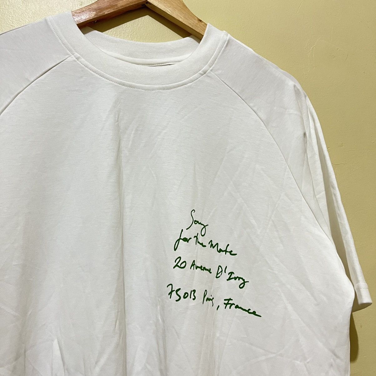 Song For The Mute SONG FOR THE MUTE - WHITE "WARPED FLOWERS" TEE Size US L / EU 52-54 / 3 - 5 Thumbnail