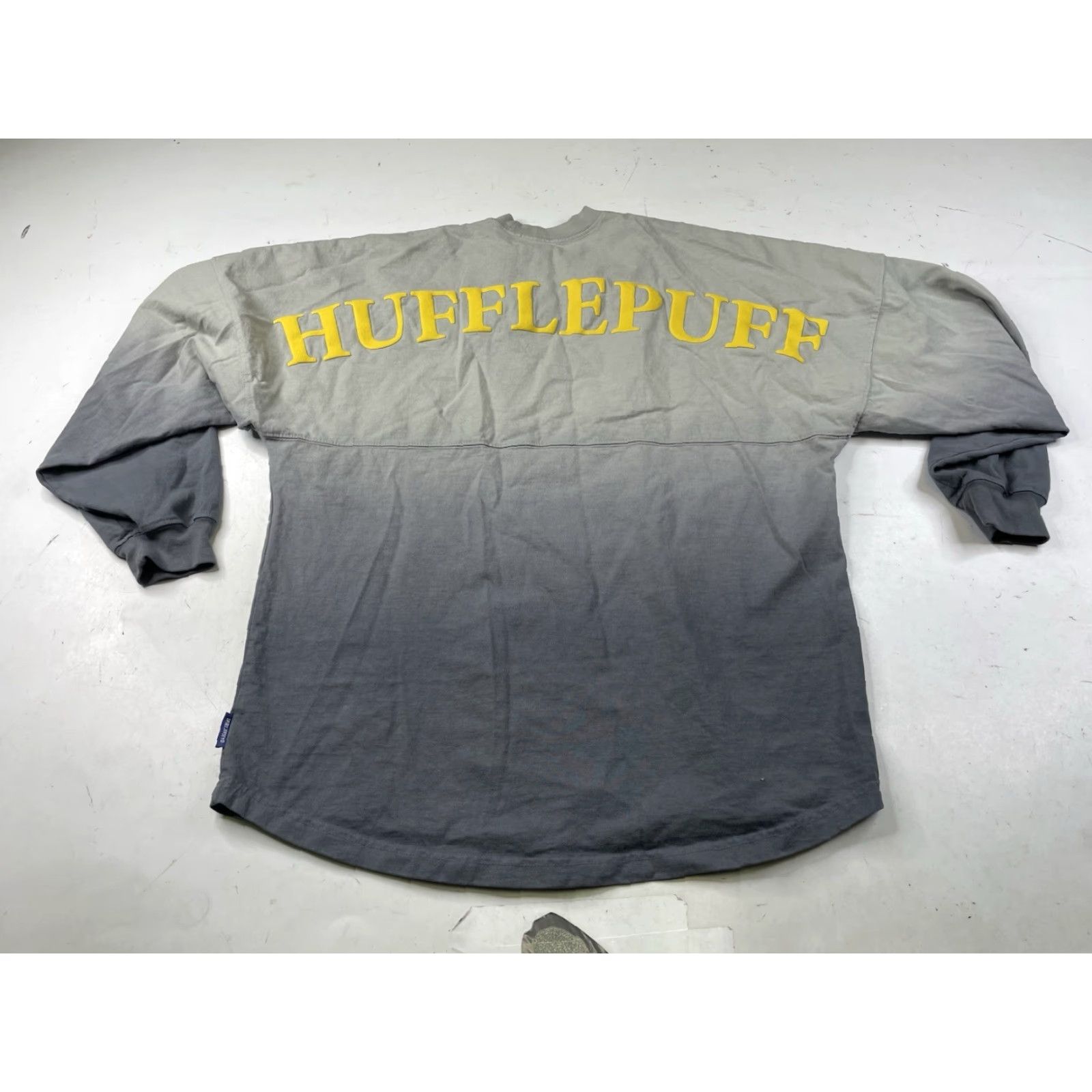 Vintage Harry Potter Spirit Jersey Grey Unisex Medium Hufflepuff Long Sleeve Ombre Shirt Size M / US 6-8 / IT 42-44 - 7 Thumbnail
