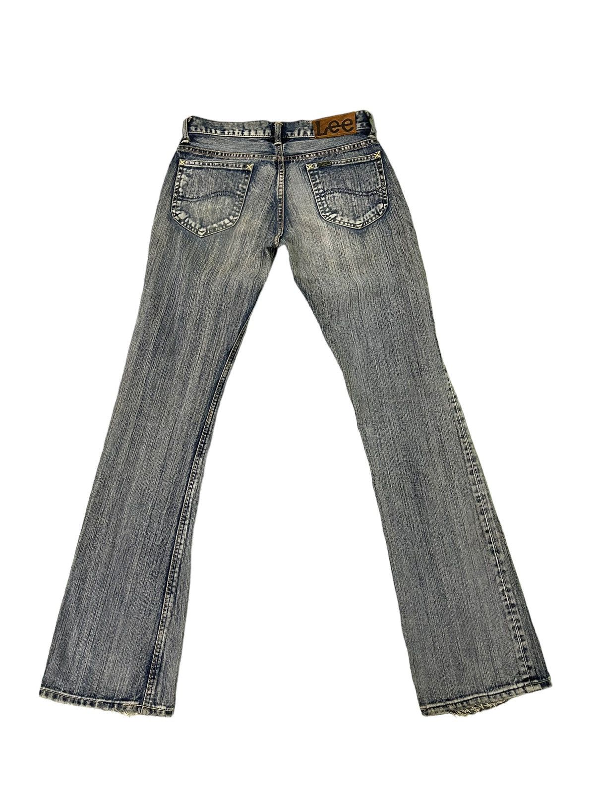 Lee Flare Jeans Lee Japan Faded Distress Low Rise Boot Cut 7🟦2 Size US 28 / EU 44 - 10 Thumbnail