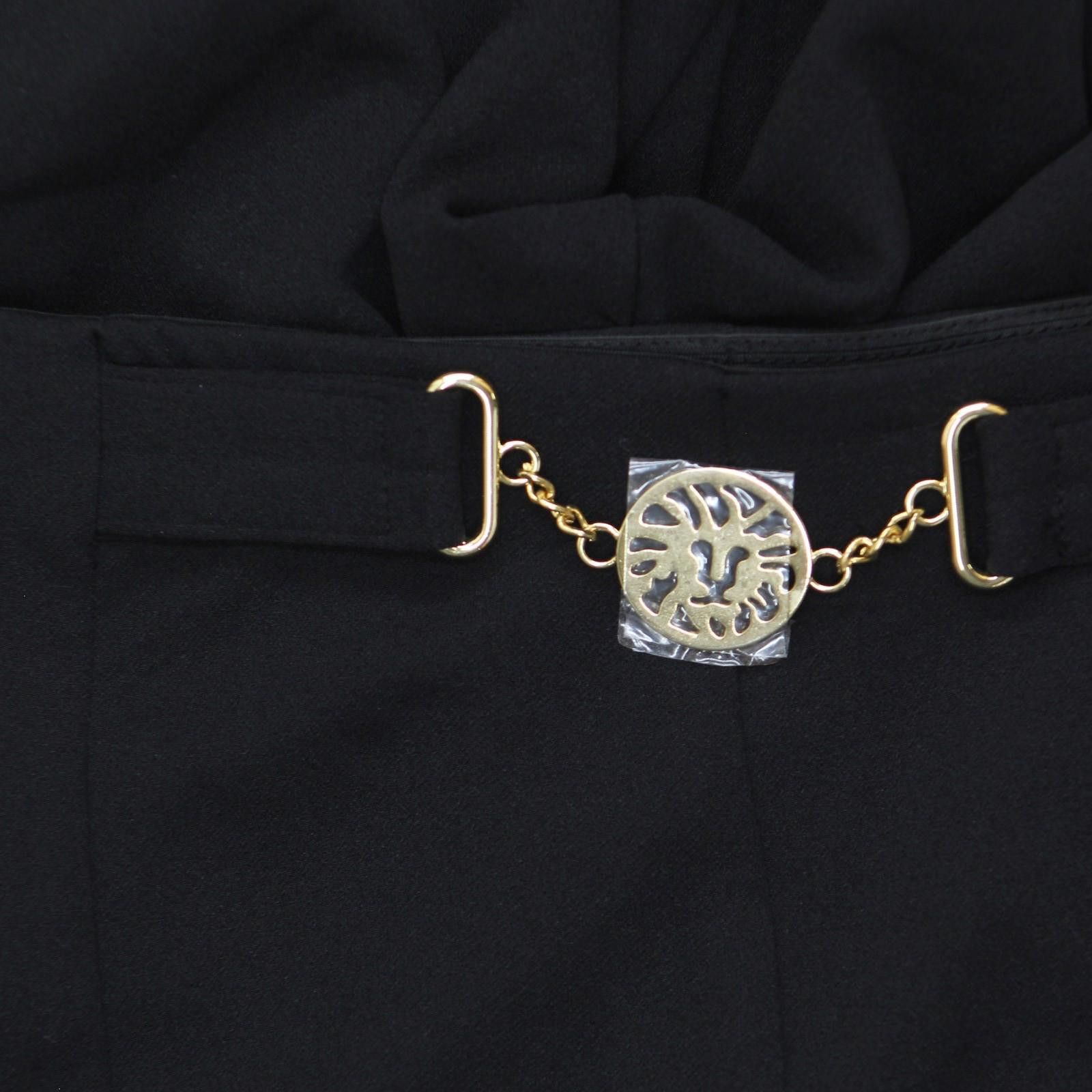 Other Nwt Anne Klein Cropped Pull On Embellished Pants Black L Size 36" / US 14 / IT 50 - 4 Thumbnail