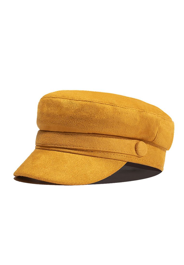 Other Ginger Yellow Japanese Suede Army Cap Size ONE SIZE - 1 Thumbnail