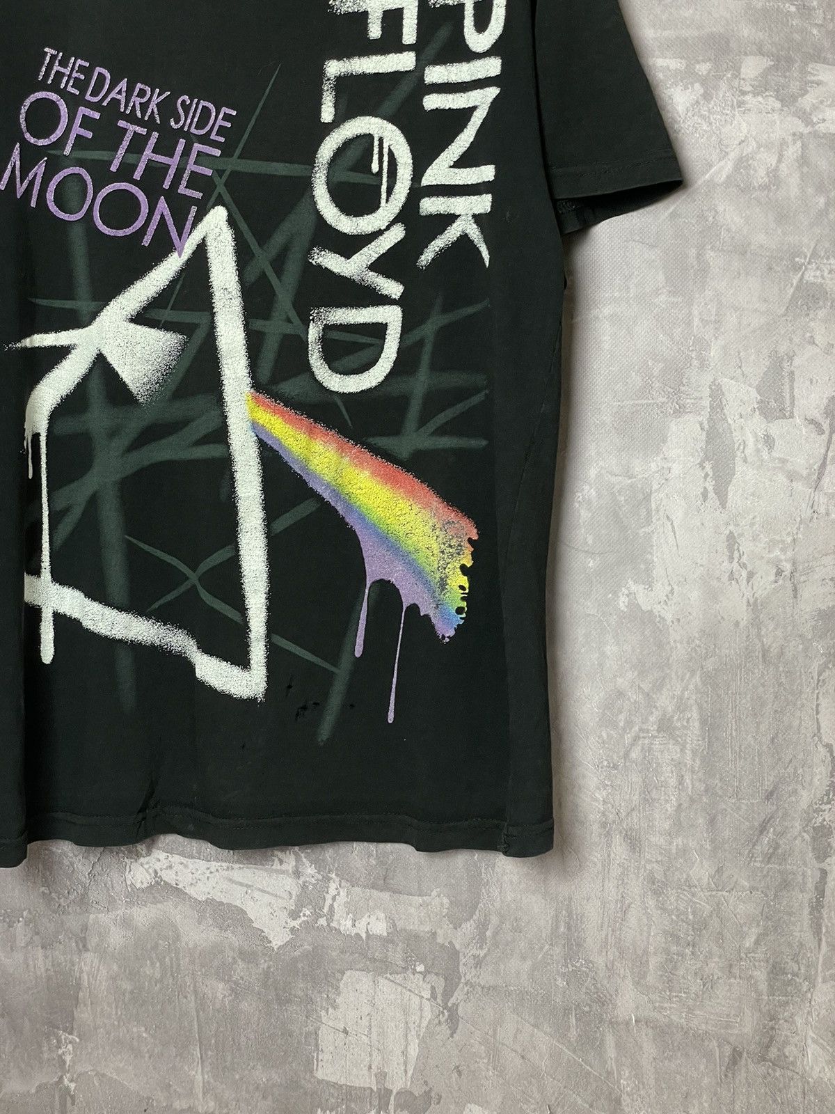 Band Tees × Vintage Vintage 90s PINK FLOYD THE DARK SIDE OF THE MOON T SHIRT Size US L / EU 52-54 / 3 - 5 Thumbnail