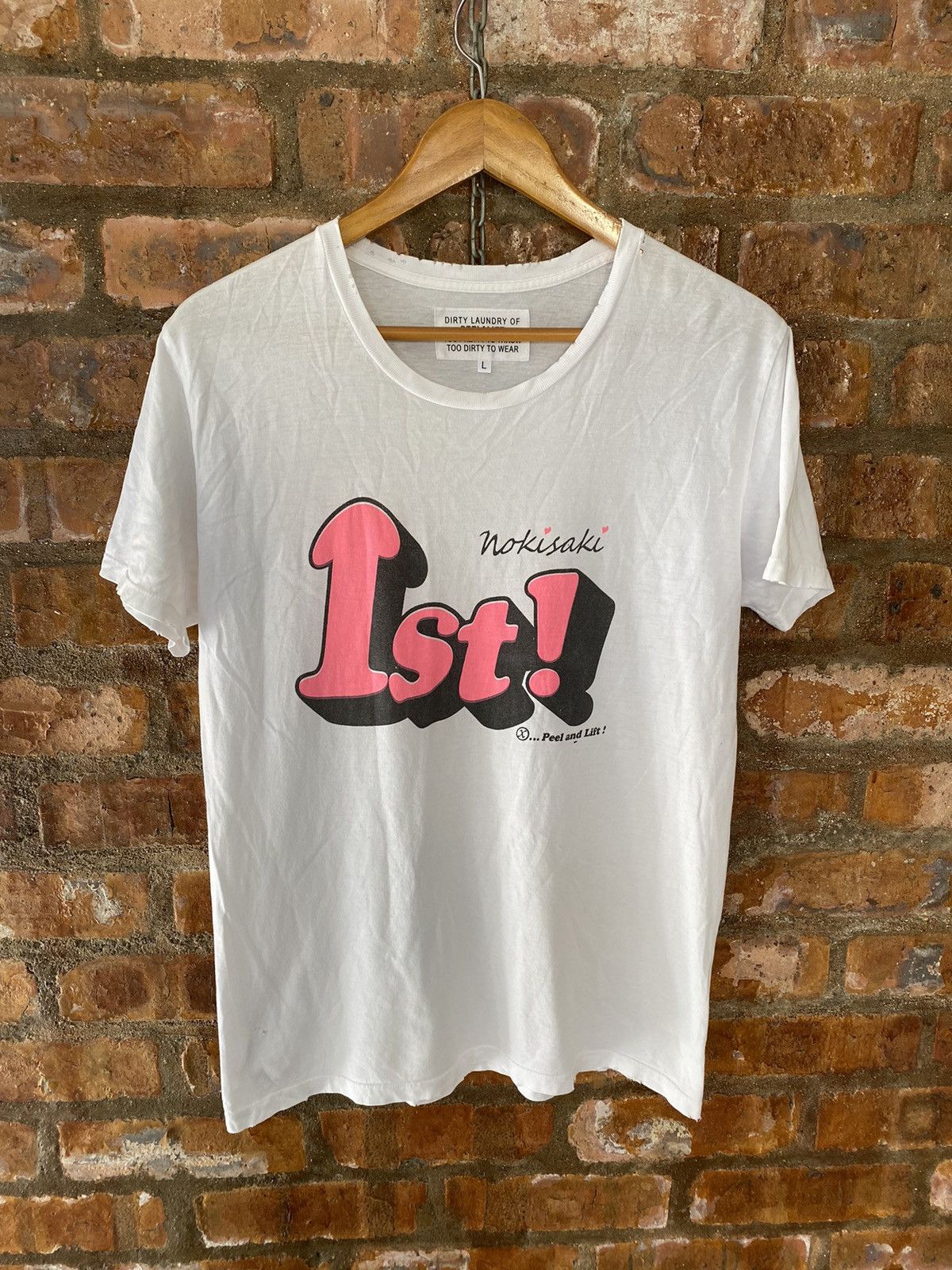 PEEL&LIFT Peel & Lift 1st DICK logo distressed tee Size US M / EU 48-50 / 2 - 2 Thumbnail