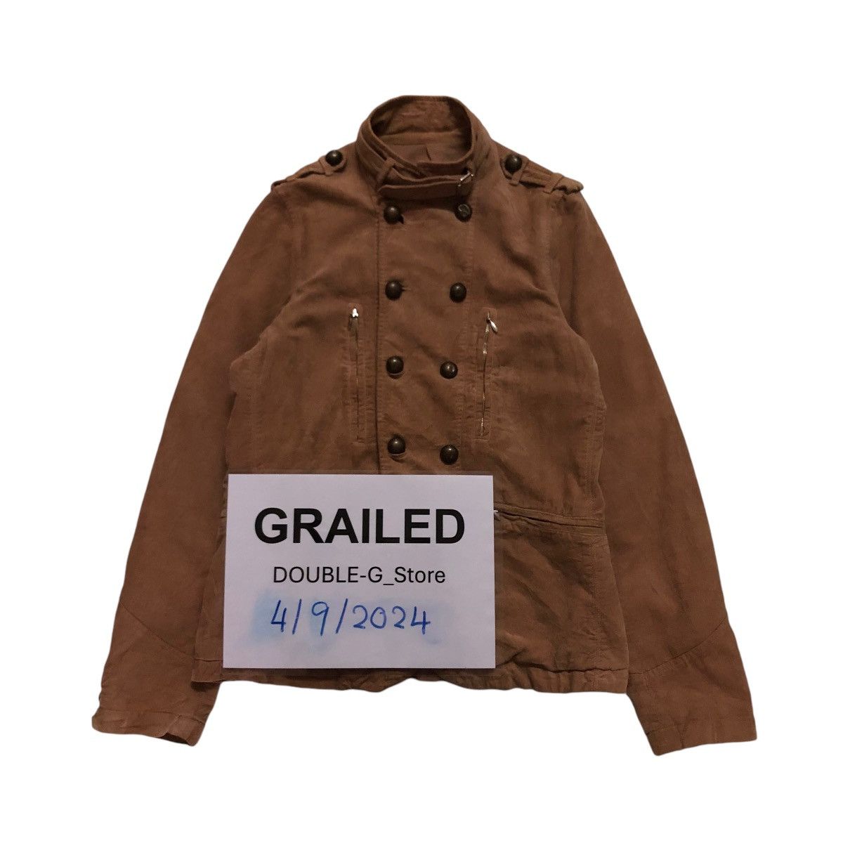 If Six Was Nine × Japanese Brand × Vintage 📌CROPPED BIKER JACKET DOUBLE LAYER LAST WORD JAPAN Size US S / EU 44-46 / 1 - 1 Thumbnail
