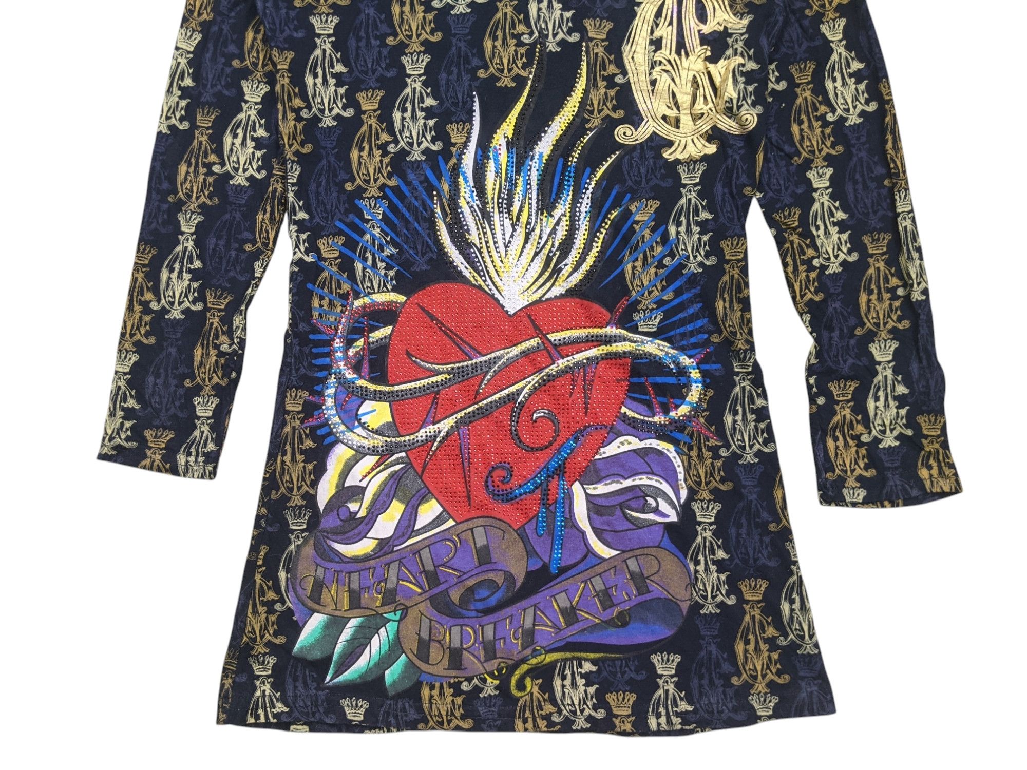 Christian Audigier Christian Audigier heart breaker long sleeve Size M / US 6-8 / IT 42-44 - 2 Thumbnail