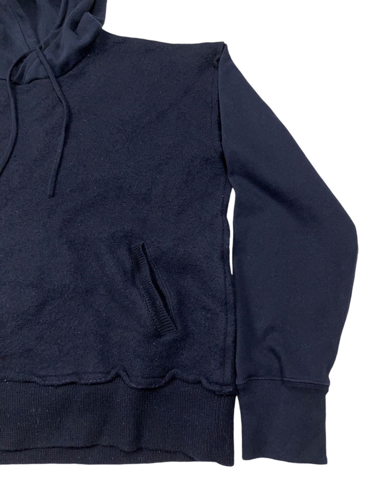 Allsaints AllSaints Wool Hoodie Boxy Fit Nelda Navy Blue Size US M / EU 48-50 / 2 - 4 Thumbnail