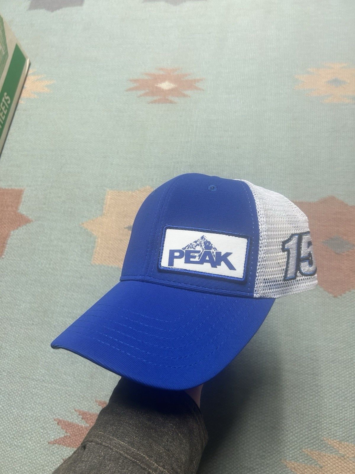 Vintage Clint Bowyer Strapback hat nascar racing peak oil patch blue Size ONE SIZE - 1 Thumbnail