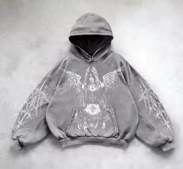 Japanese Brand Natsuko x Chika Gothic Angel Hoodies Size US M / EU 48-50 / 2 - 6 Thumbnail