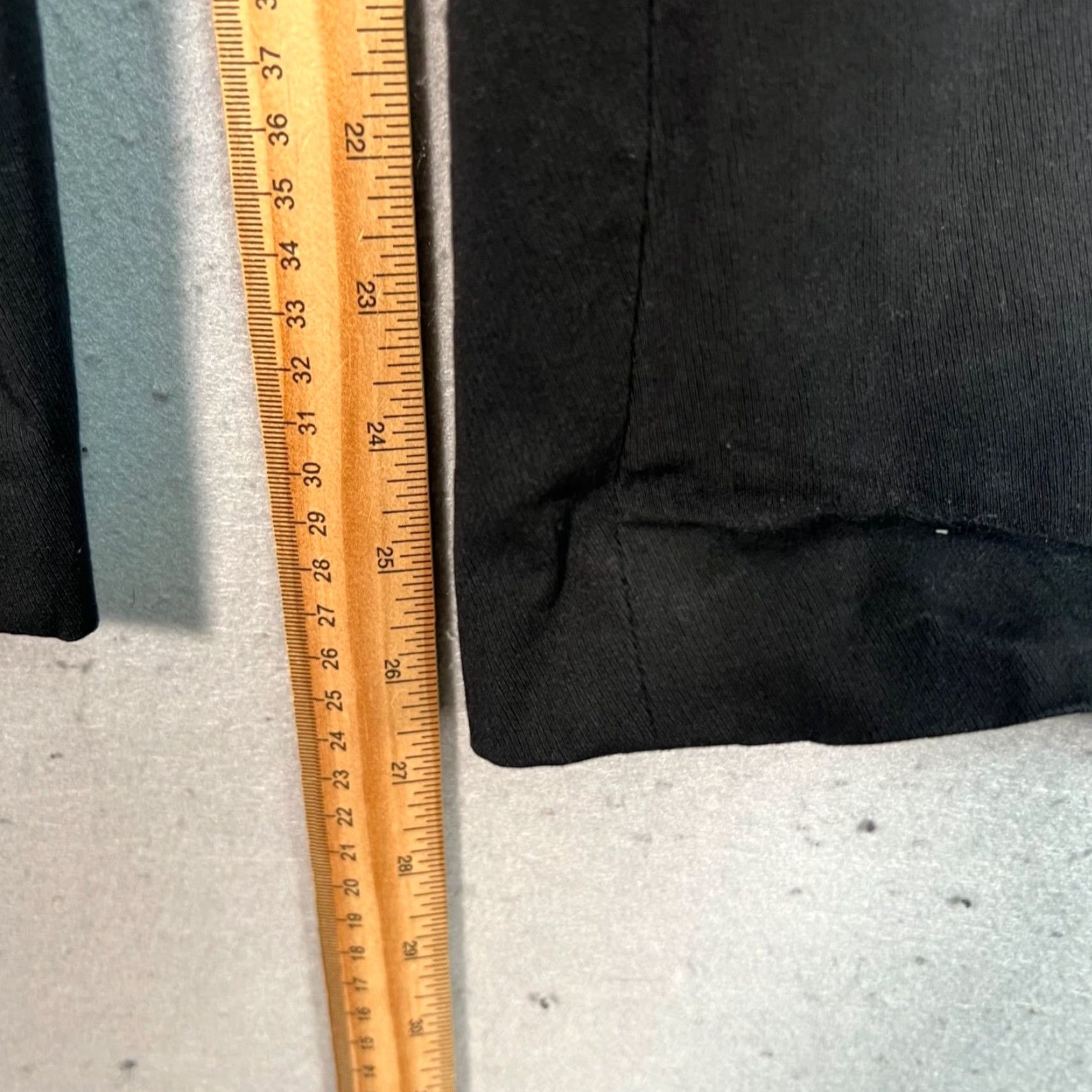 Theory Theory Women's Dress Pants - Black Cotton Blend Slim Fit Flat Front Tapered Leg, Size 10, Inseam 27 in, Regular, 32 in Waist, Womens Size 32" / US 10 / IT 46 - 7 Thumbnail
