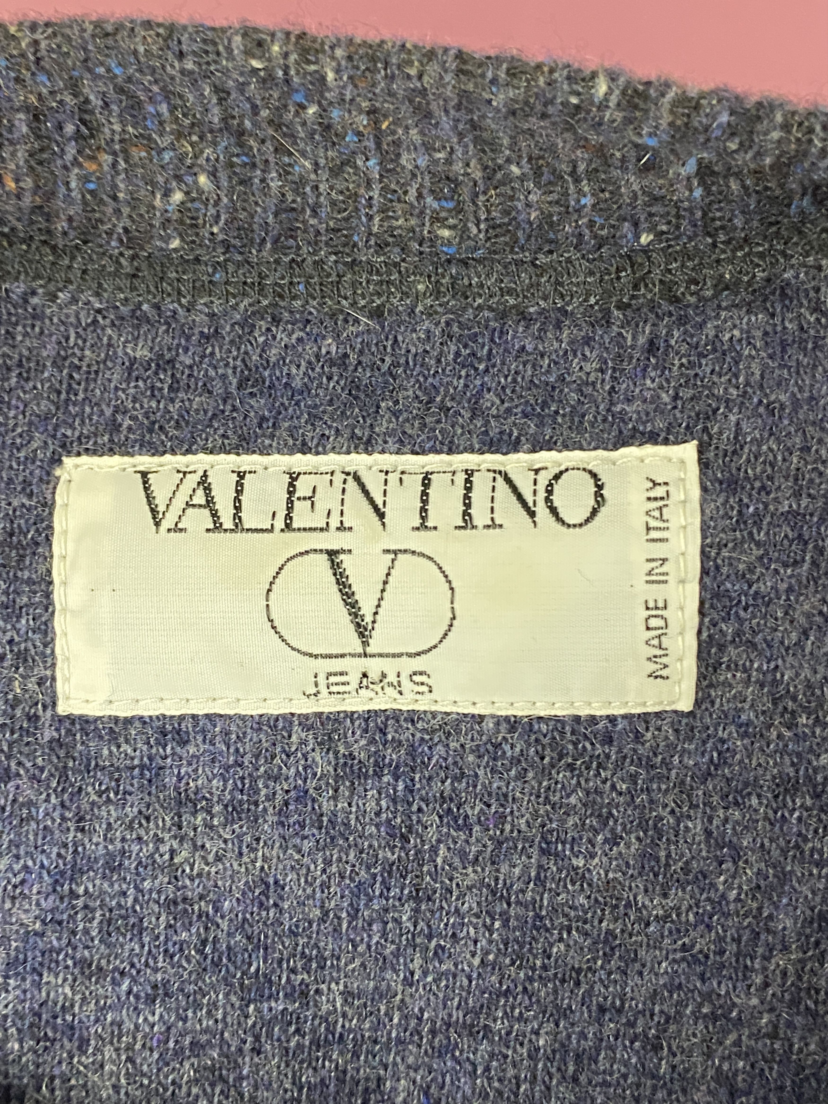 Vintage 90s Valentino Jeans Vintage Men's Sweater - L Size US L / EU 52-54 / 3 - 6 Thumbnail
